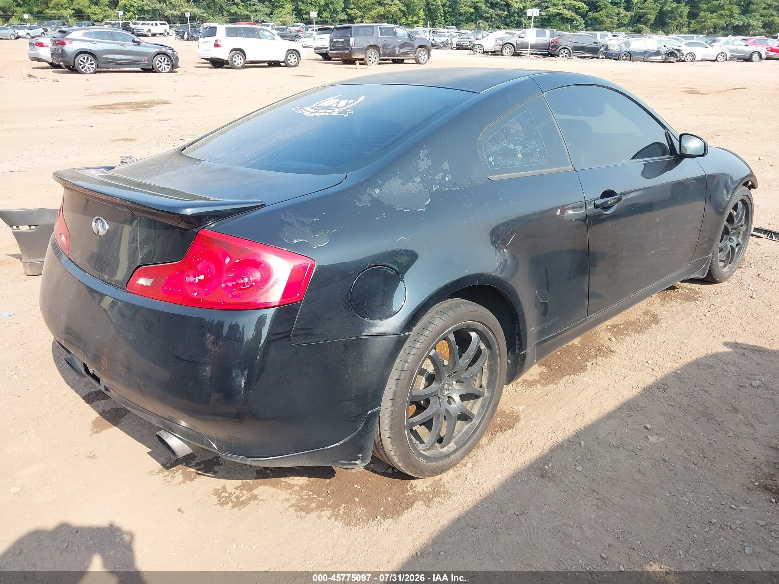 2004 Infiniti G35   Black vin: JNKCV54E94M300053