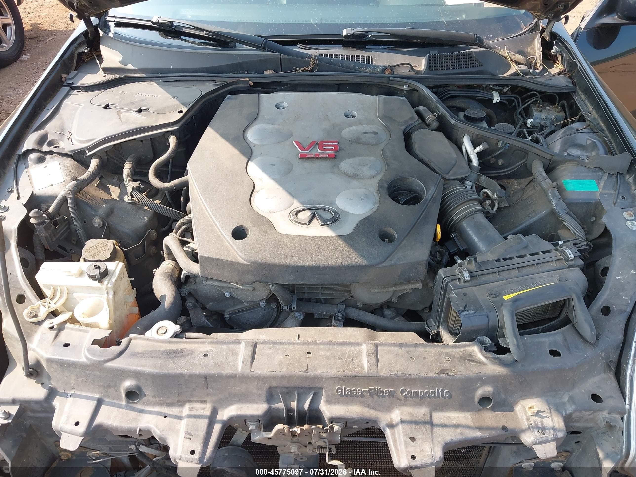 2004 Infiniti G35   Black vin: JNKCV54E94M300053