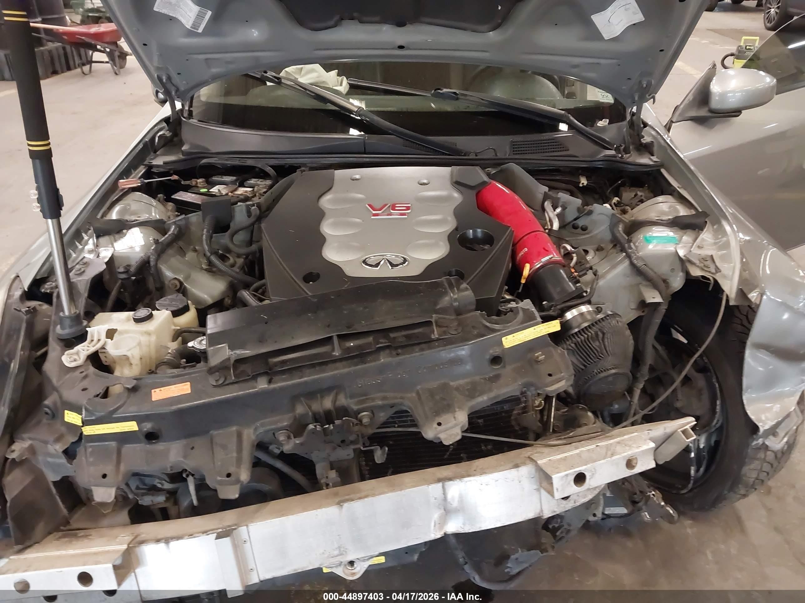 2004 Infiniti G35 Gray vin: JNKCV54E94M305253