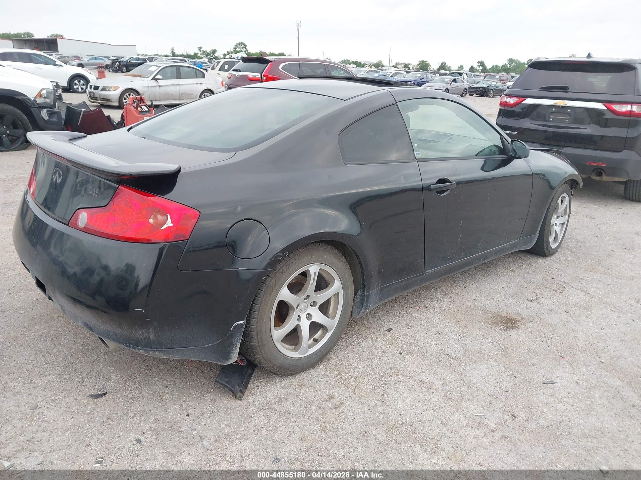 2004 Infiniti G35   Black vin: JNKCV54E94M305494