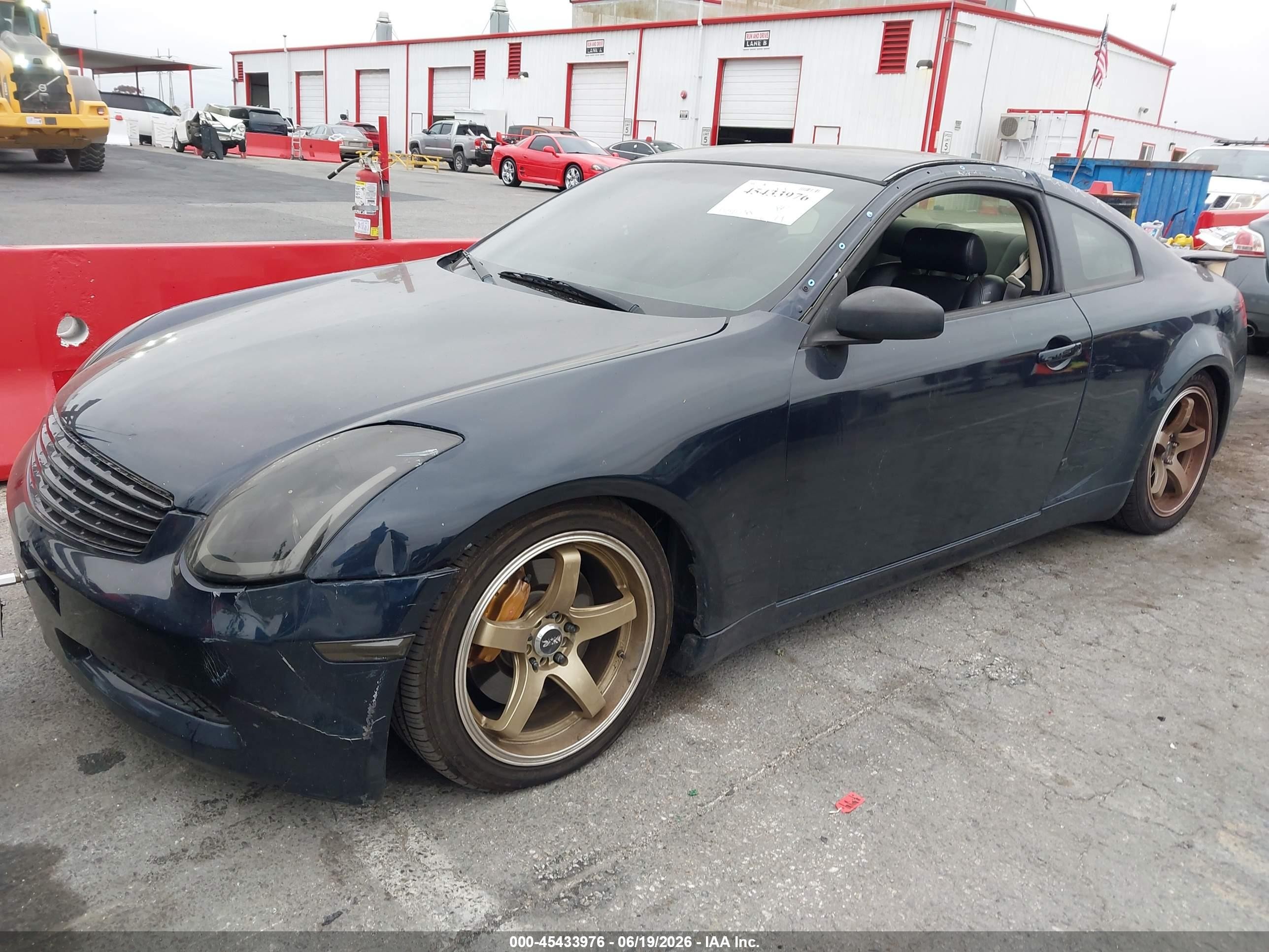 2004 Infiniti G35   Dark Blue vin: JNKCV54E94M309674