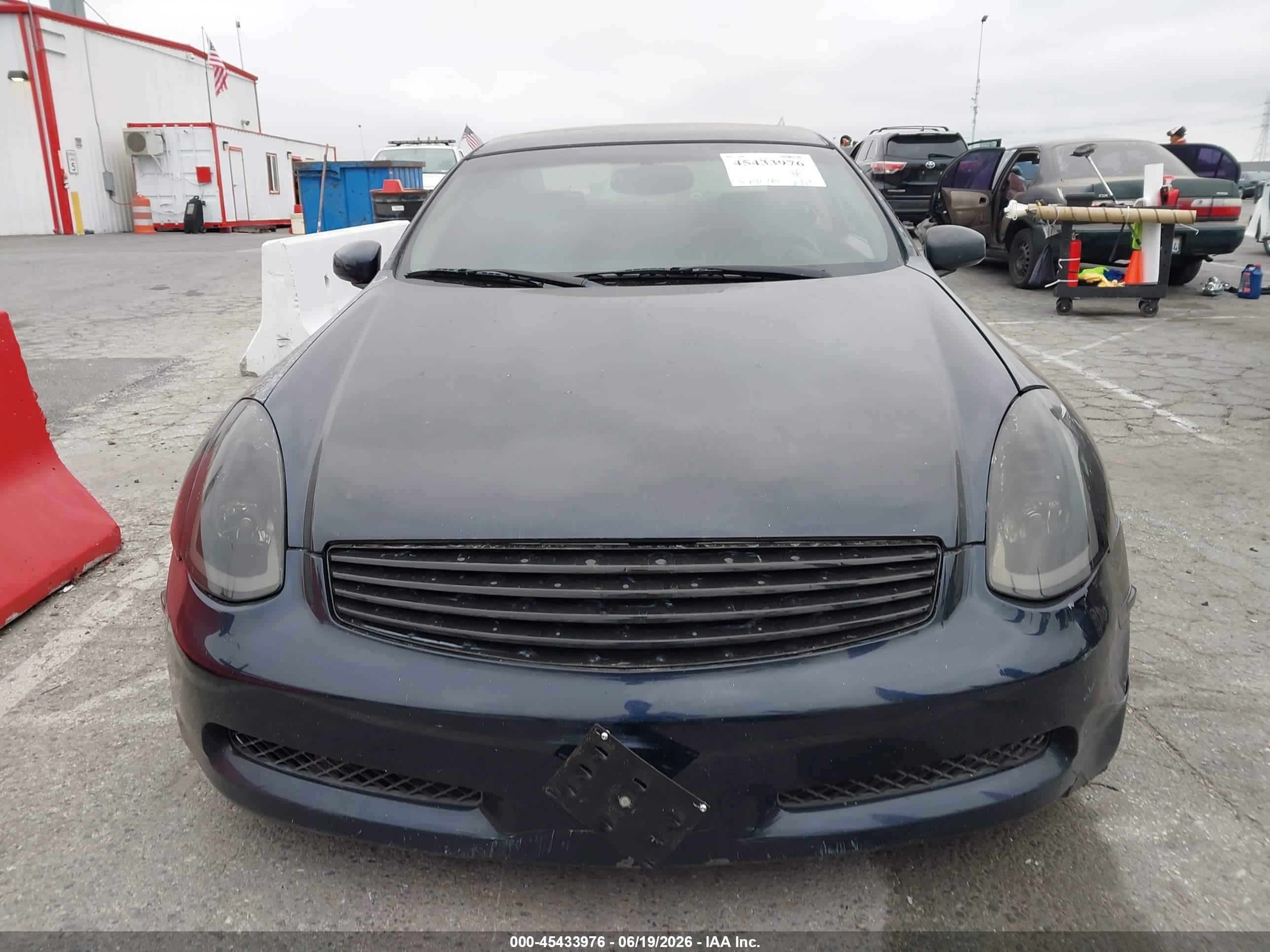 2004 Infiniti G35   Dark Blue vin: JNKCV54E94M309674