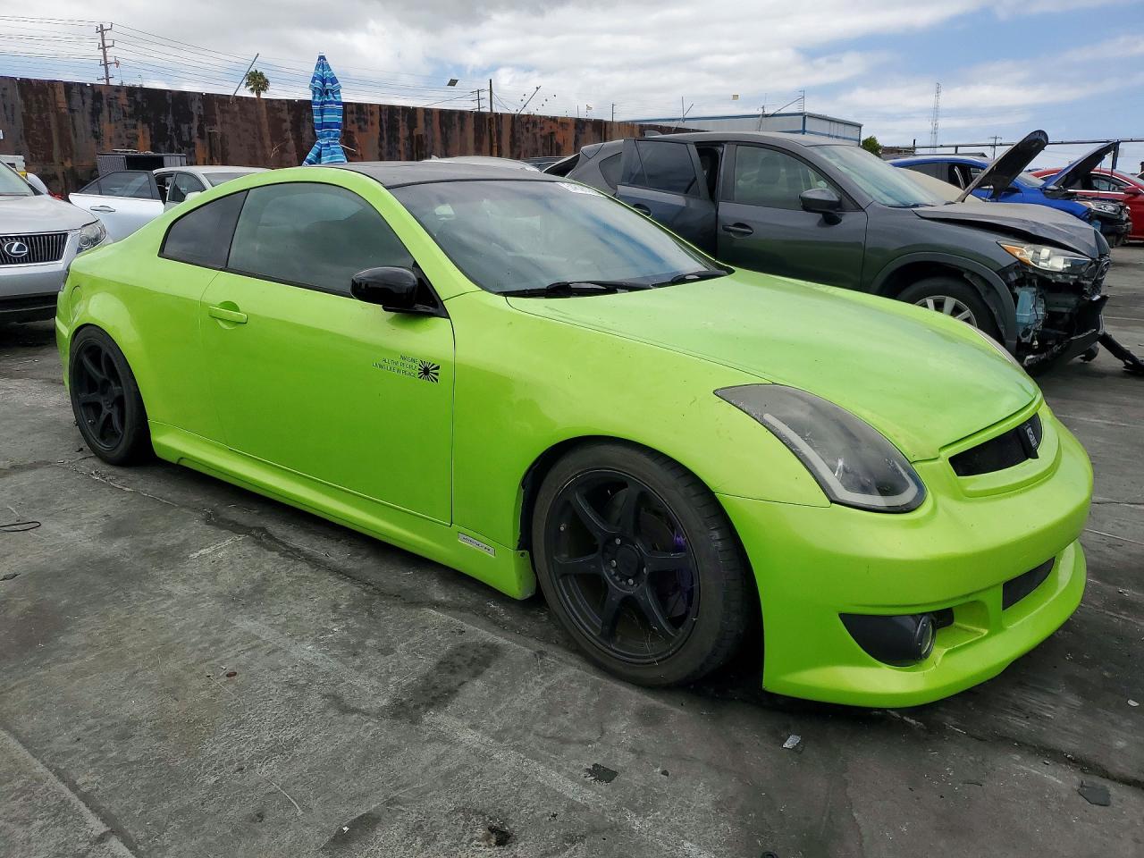 2004 Infiniti G35 Base Green vin: JNKCV54E94M804439