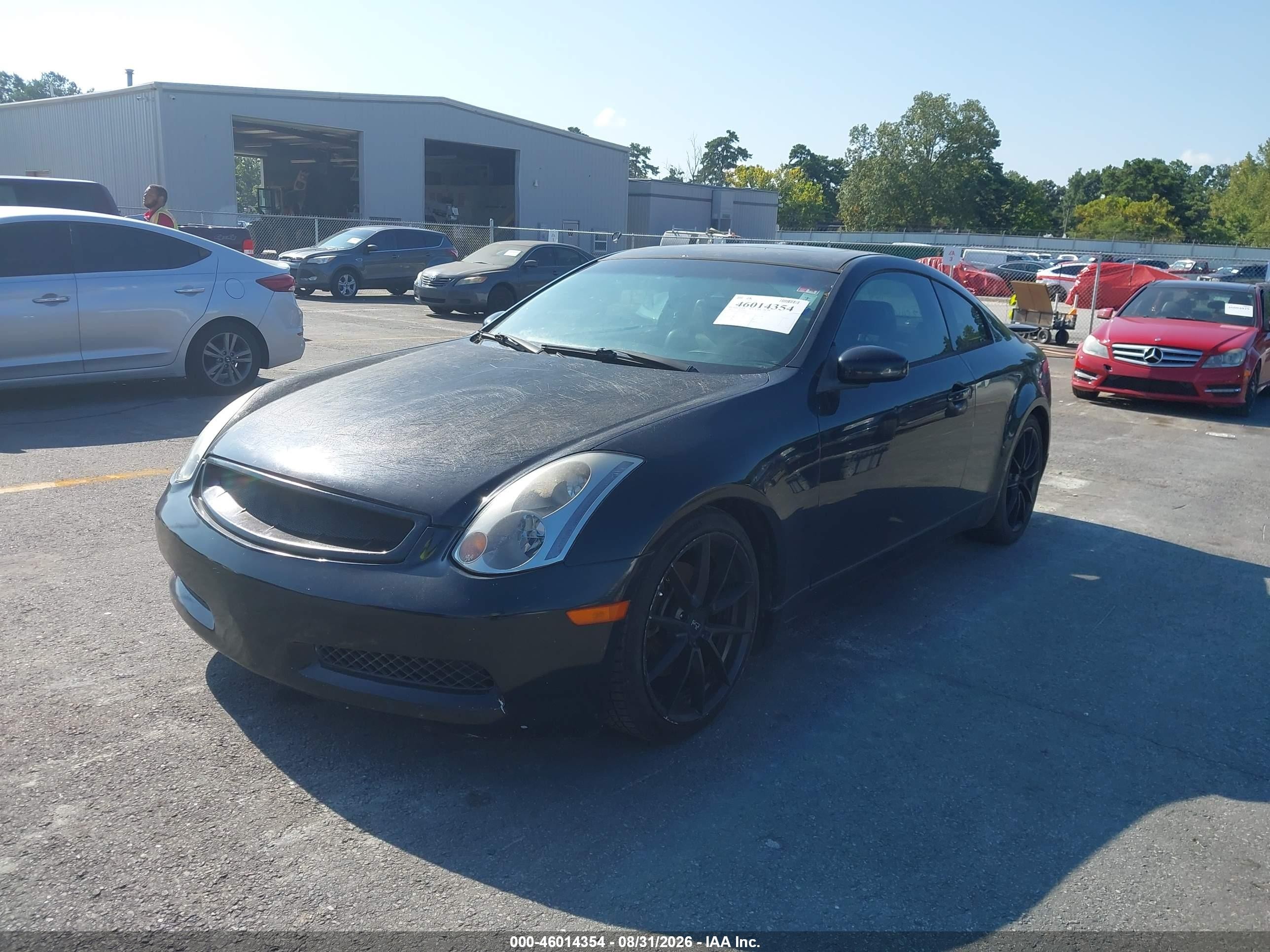 2005 Infiniti G35   Black vin: JNKCV54E95M407850