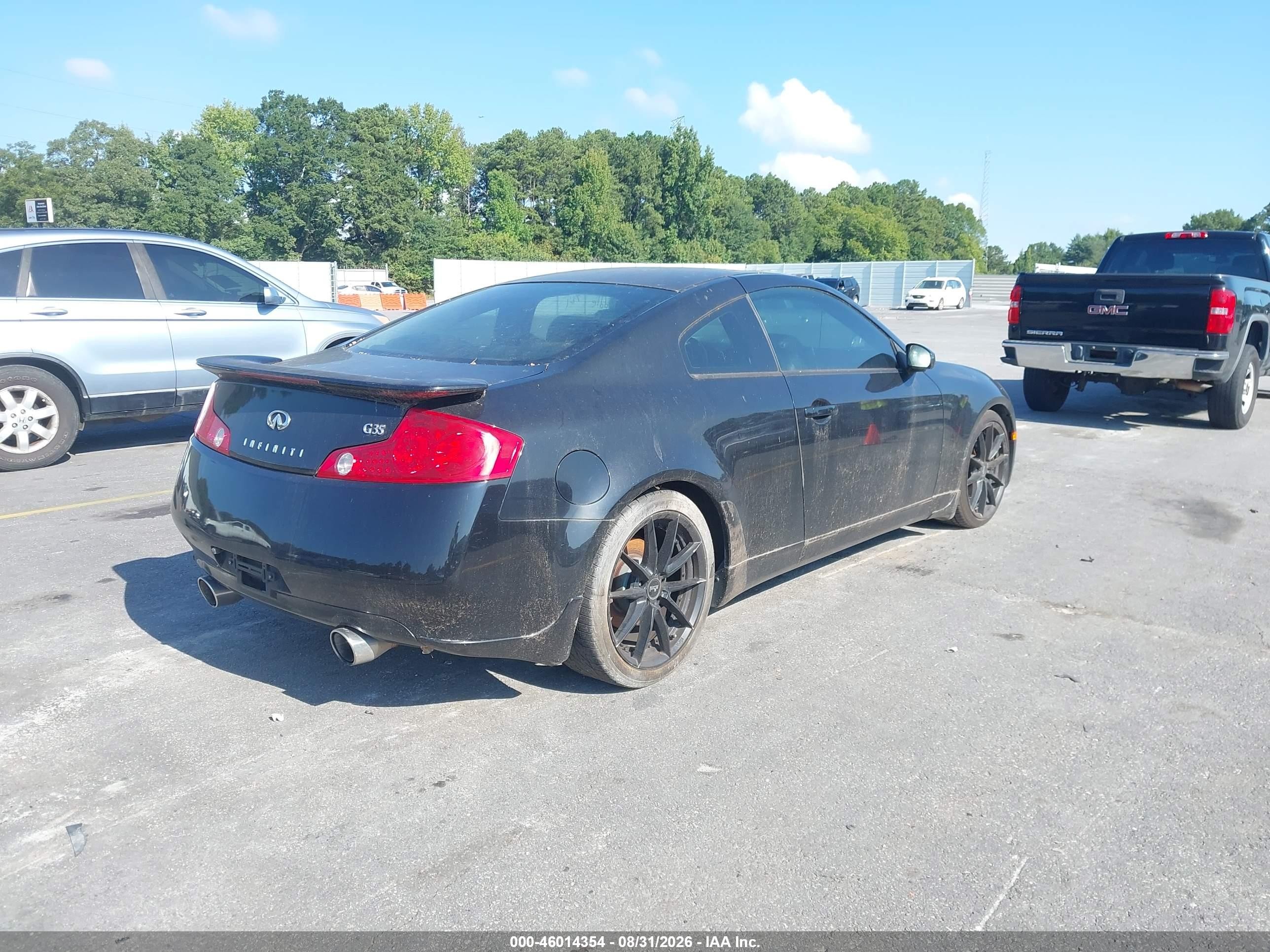 2005 Infiniti G35   Black vin: JNKCV54E95M407850