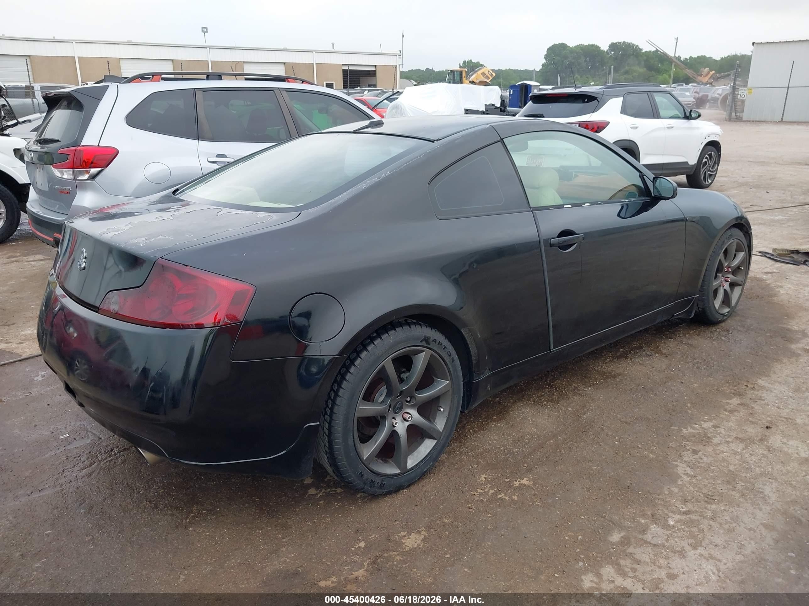 2005 Infiniti G35   Black vin: JNKCV54E95M417276