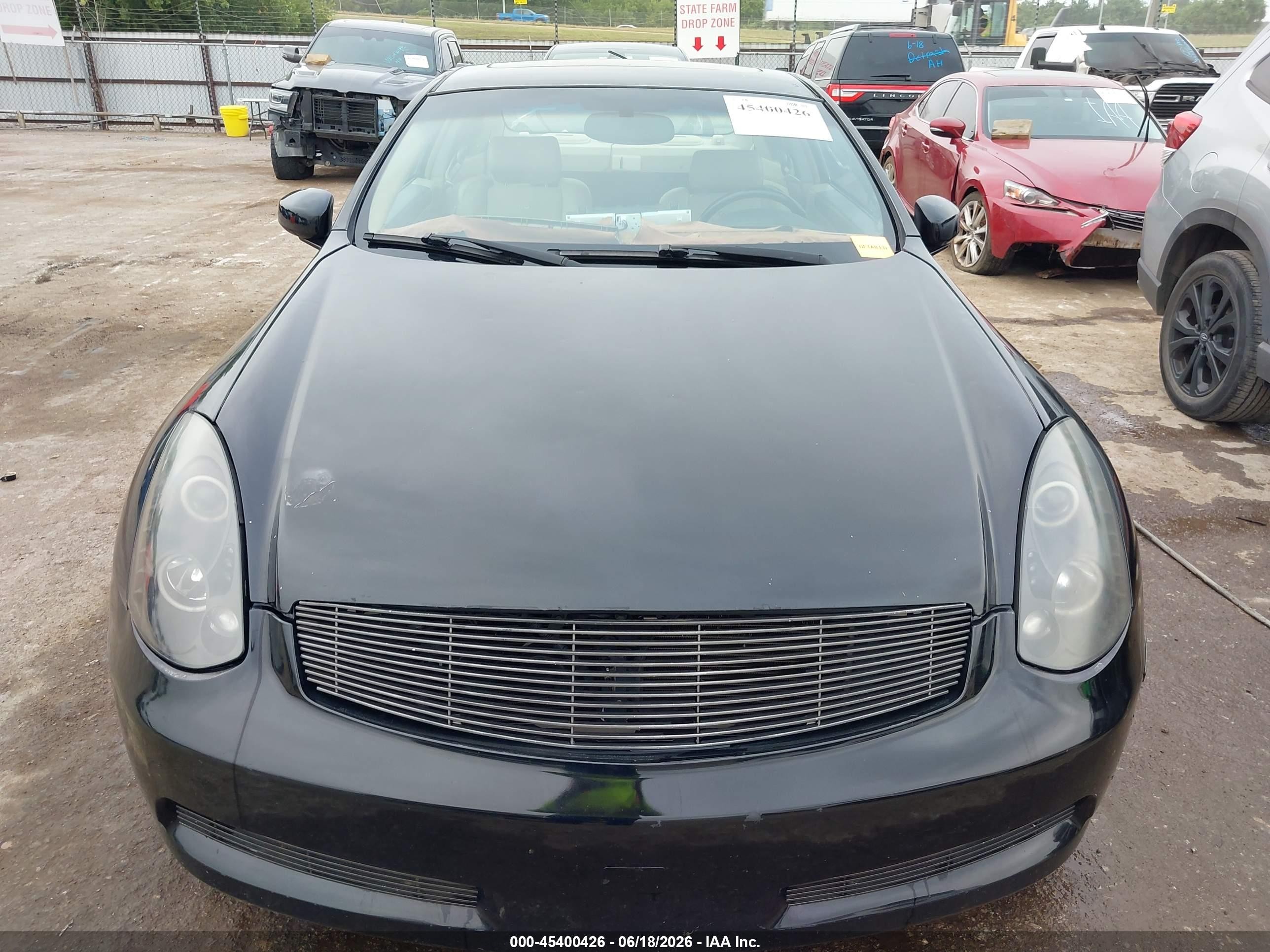 2005 Infiniti G35   Black vin: JNKCV54E95M417276
