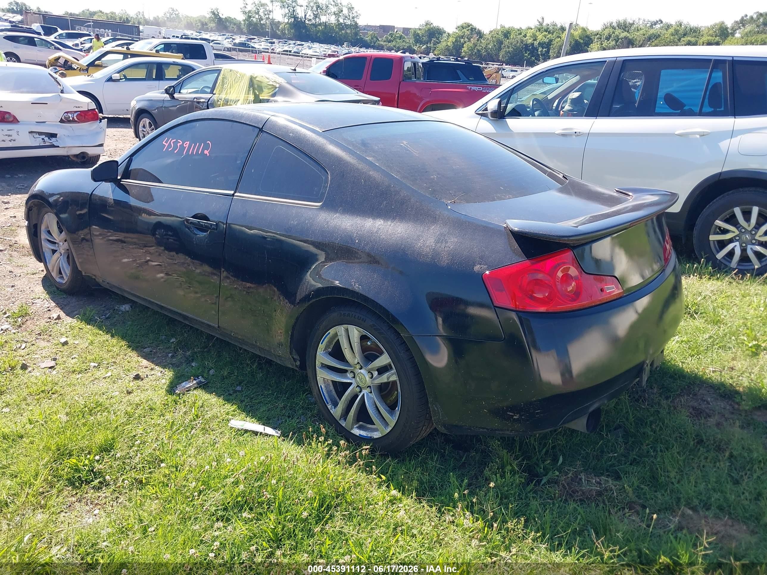 2006 Infiniti G35   Black vin: JNKCV54E96M708698