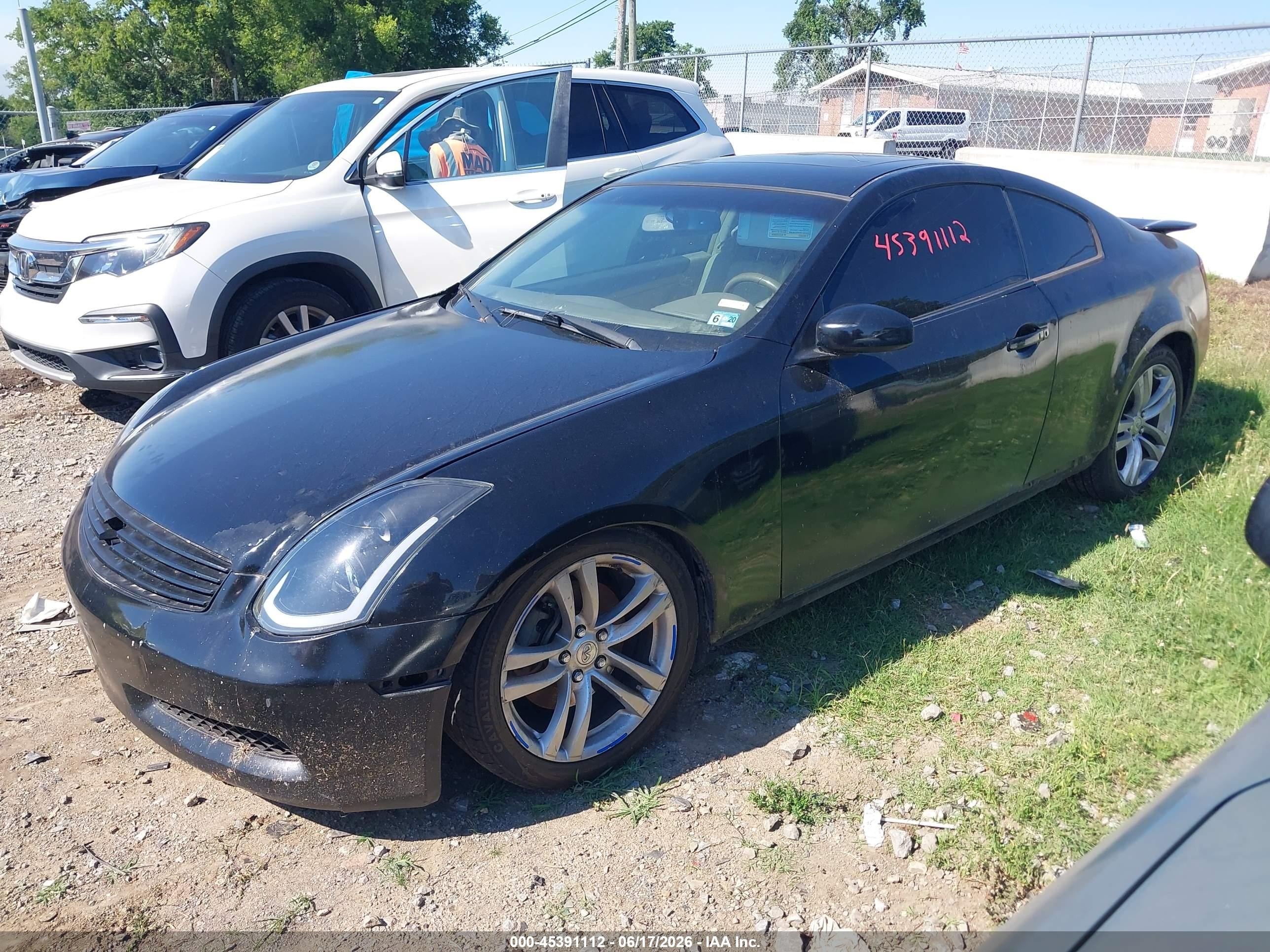 2006 Infiniti G35   Black vin: JNKCV54E96M708698