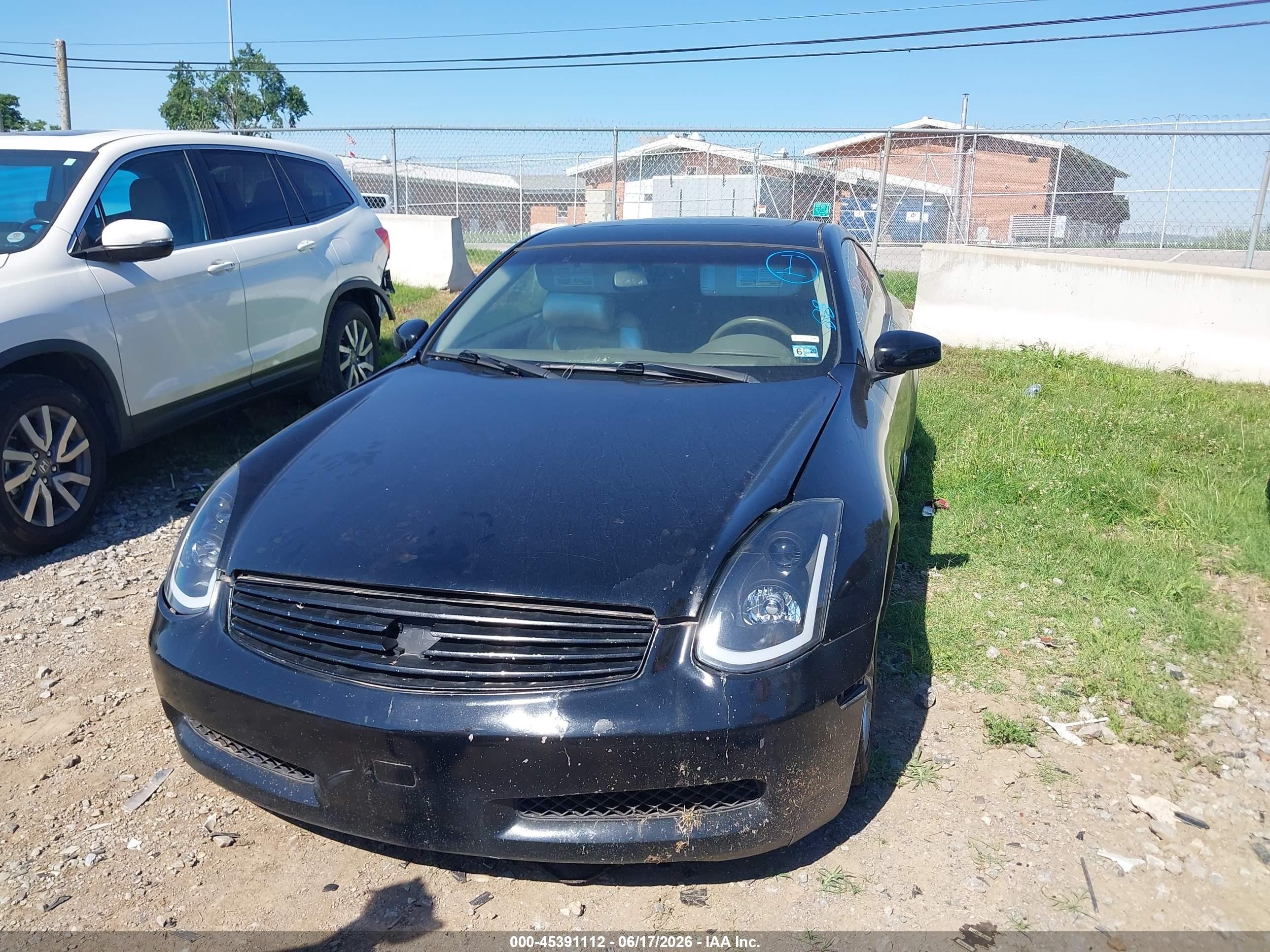 2006 Infiniti G35   Black vin: JNKCV54E96M708698