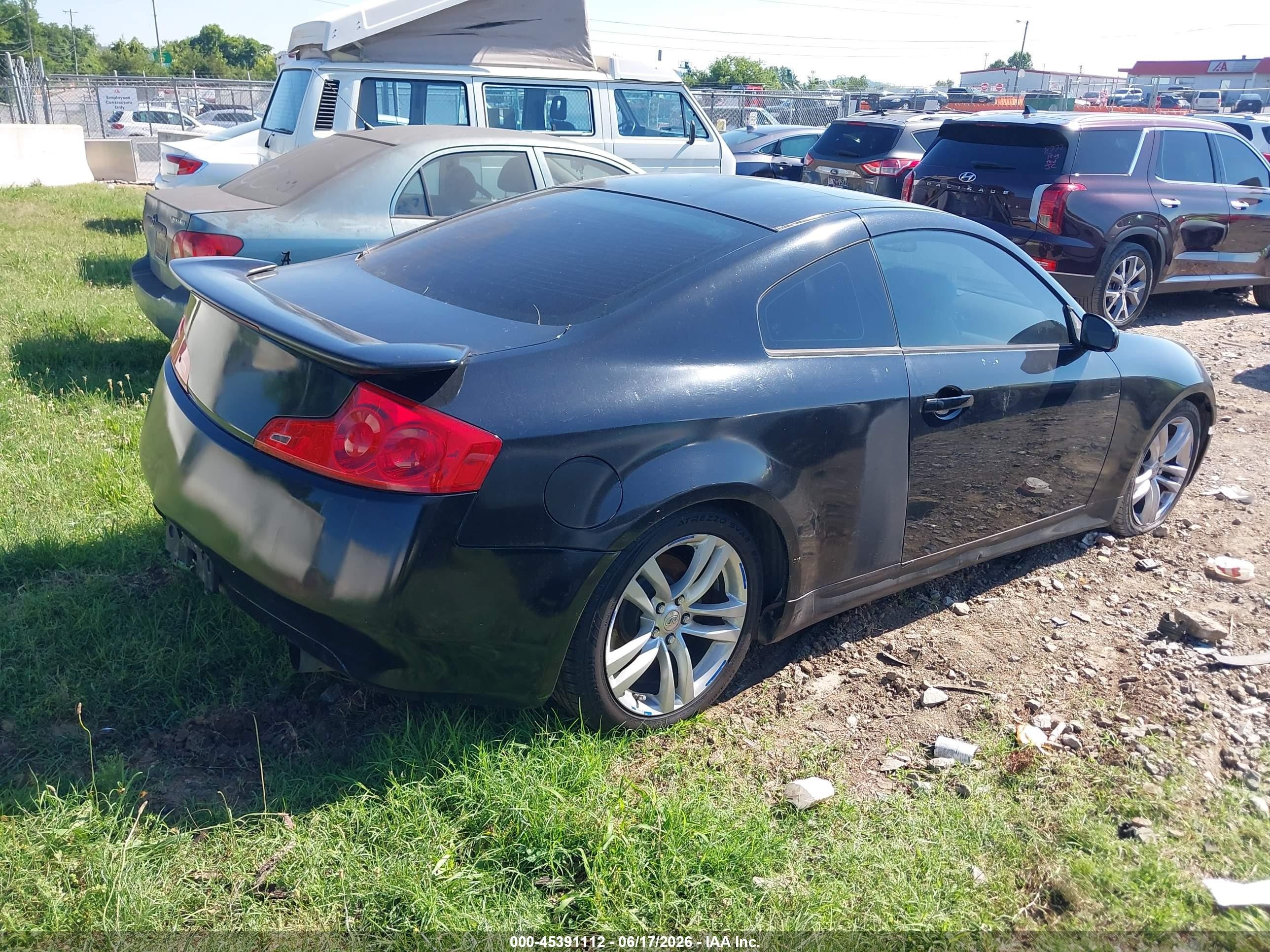 2006 Infiniti G35   Black vin: JNKCV54E96M708698