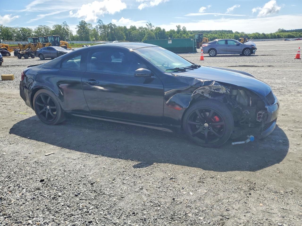 2006 Infiniti G35 Base Black vin: JNKCV54E96M713562