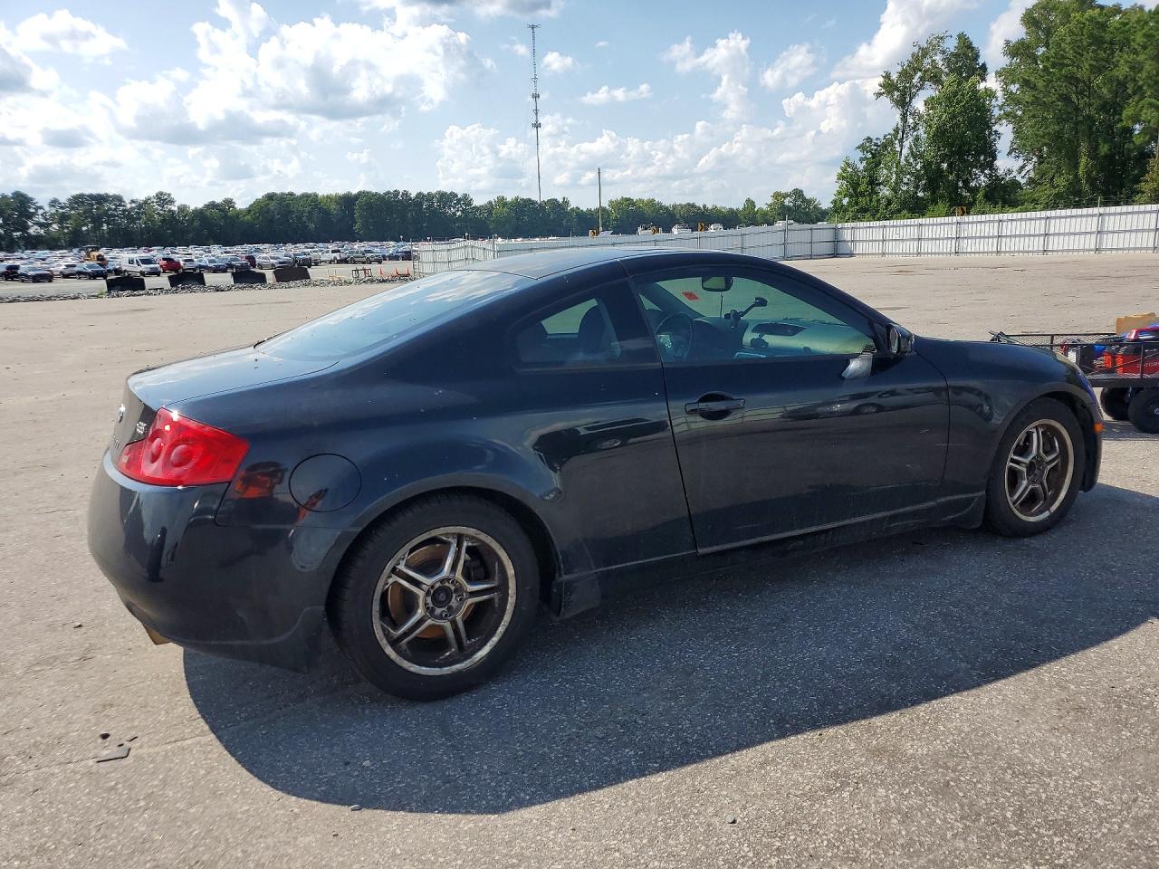2007 Infiniti G35 Base Black vin: JNKCV54E97M907669