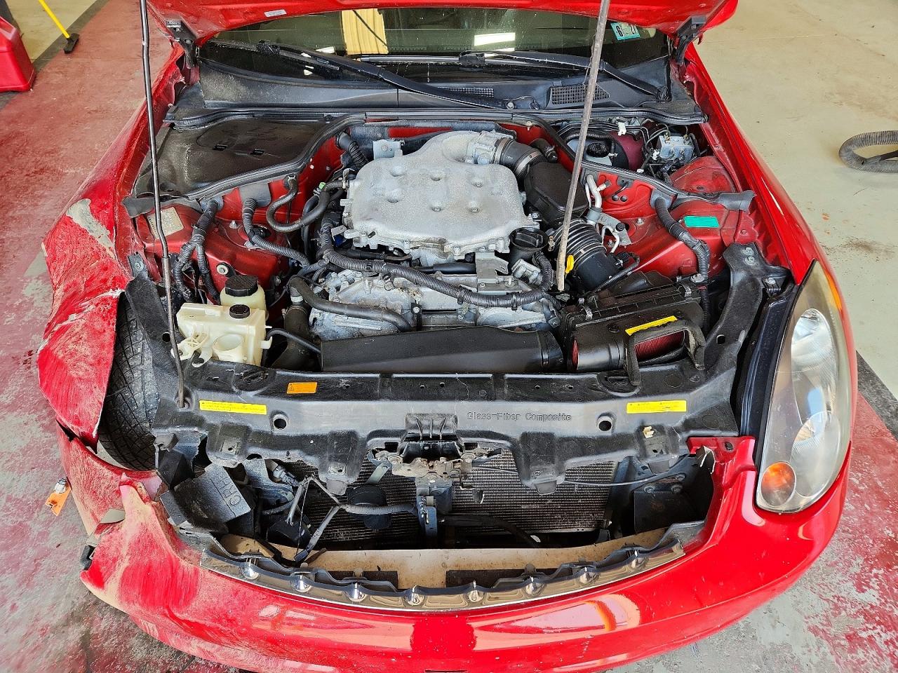2003 Infiniti G35 Red vin: JNKCV54EX3M202972