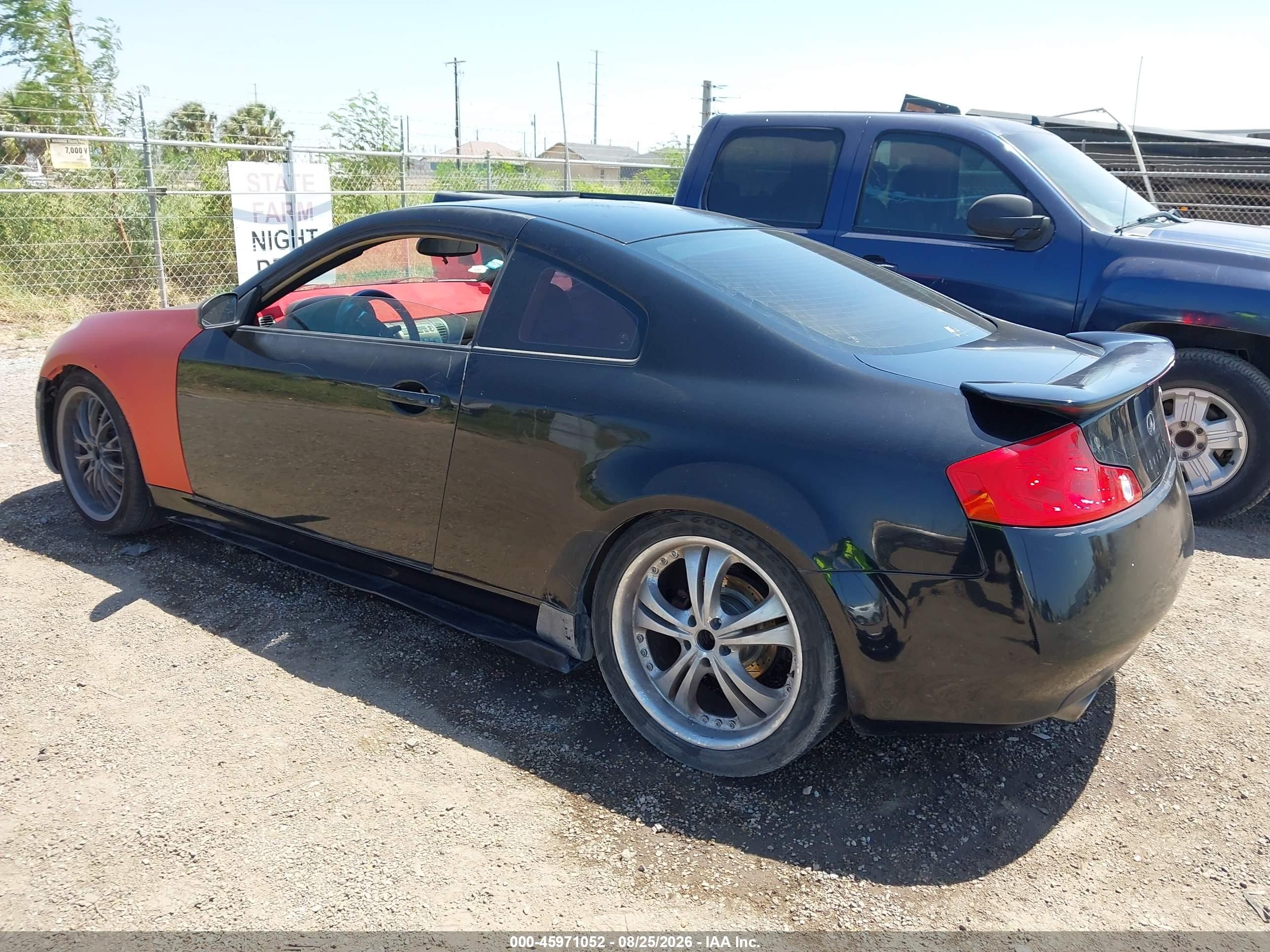 2003 Infiniti G35 Base W/leather Black vin: JNKCV54EX3M212532