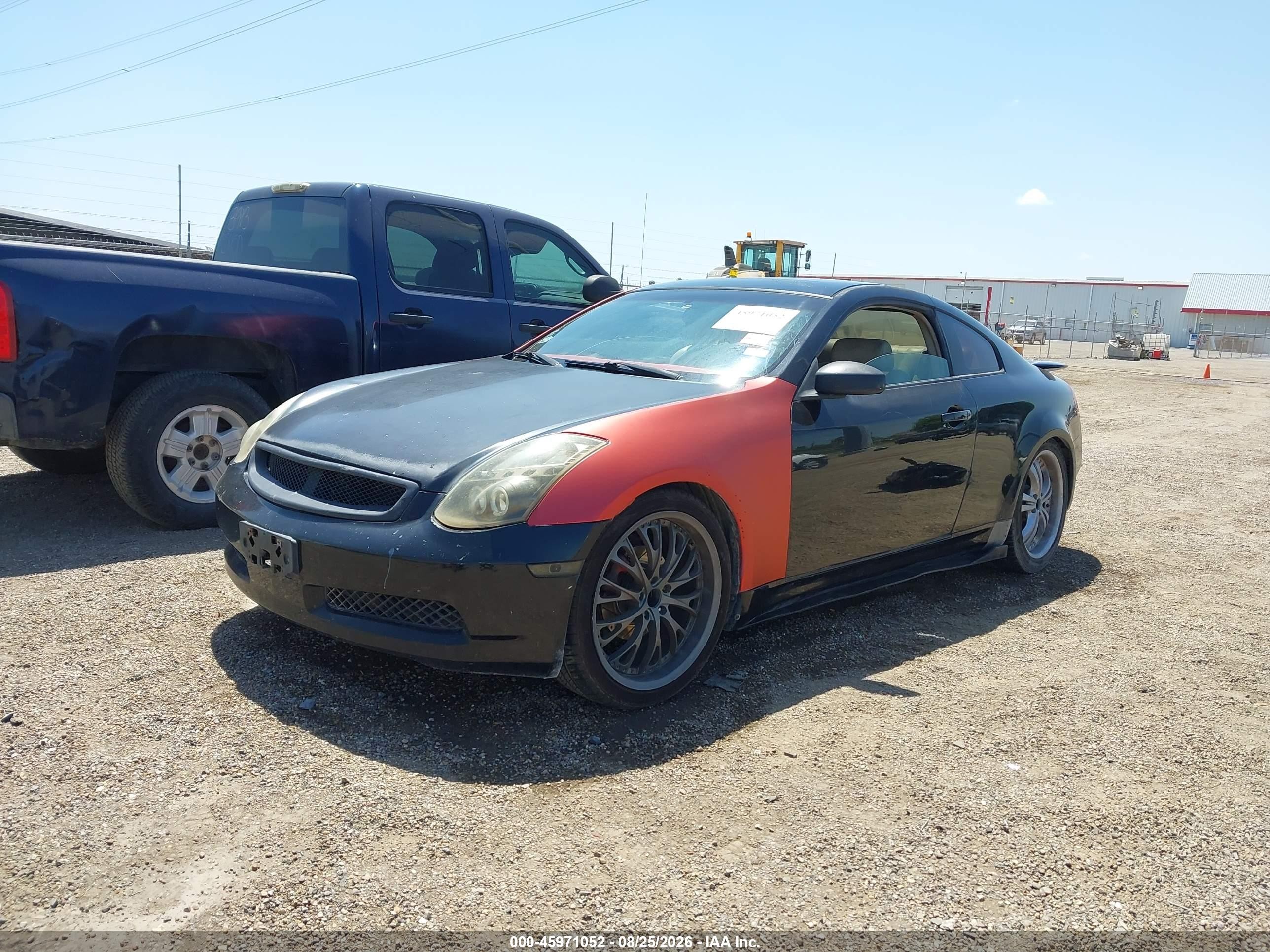 2003 Infiniti G35 Base W/leather Black vin: JNKCV54EX3M212532