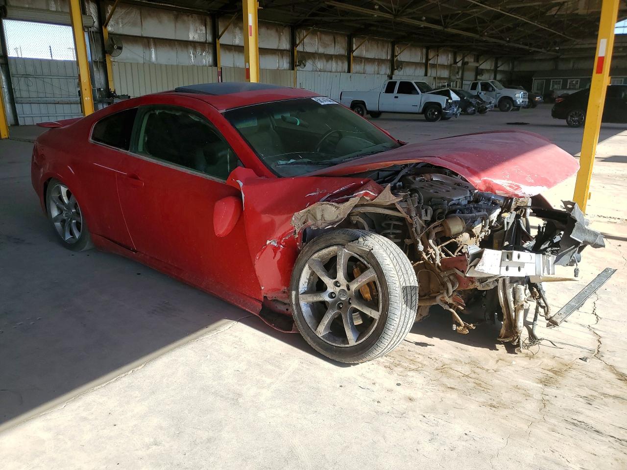 2003 Infiniti G35 Base Red vin: JNKCV54EX3M216600