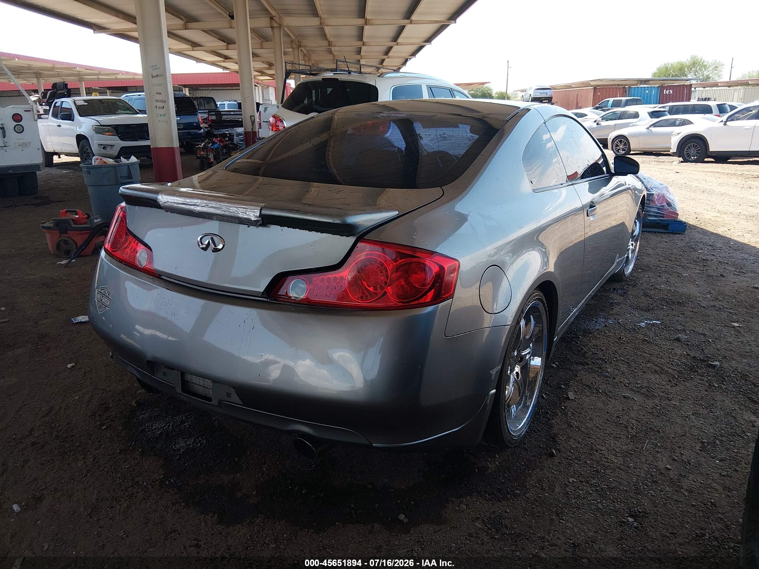 2003 Infiniti G35 Base W/leather Silver vin: JNKCV54EX3M225250