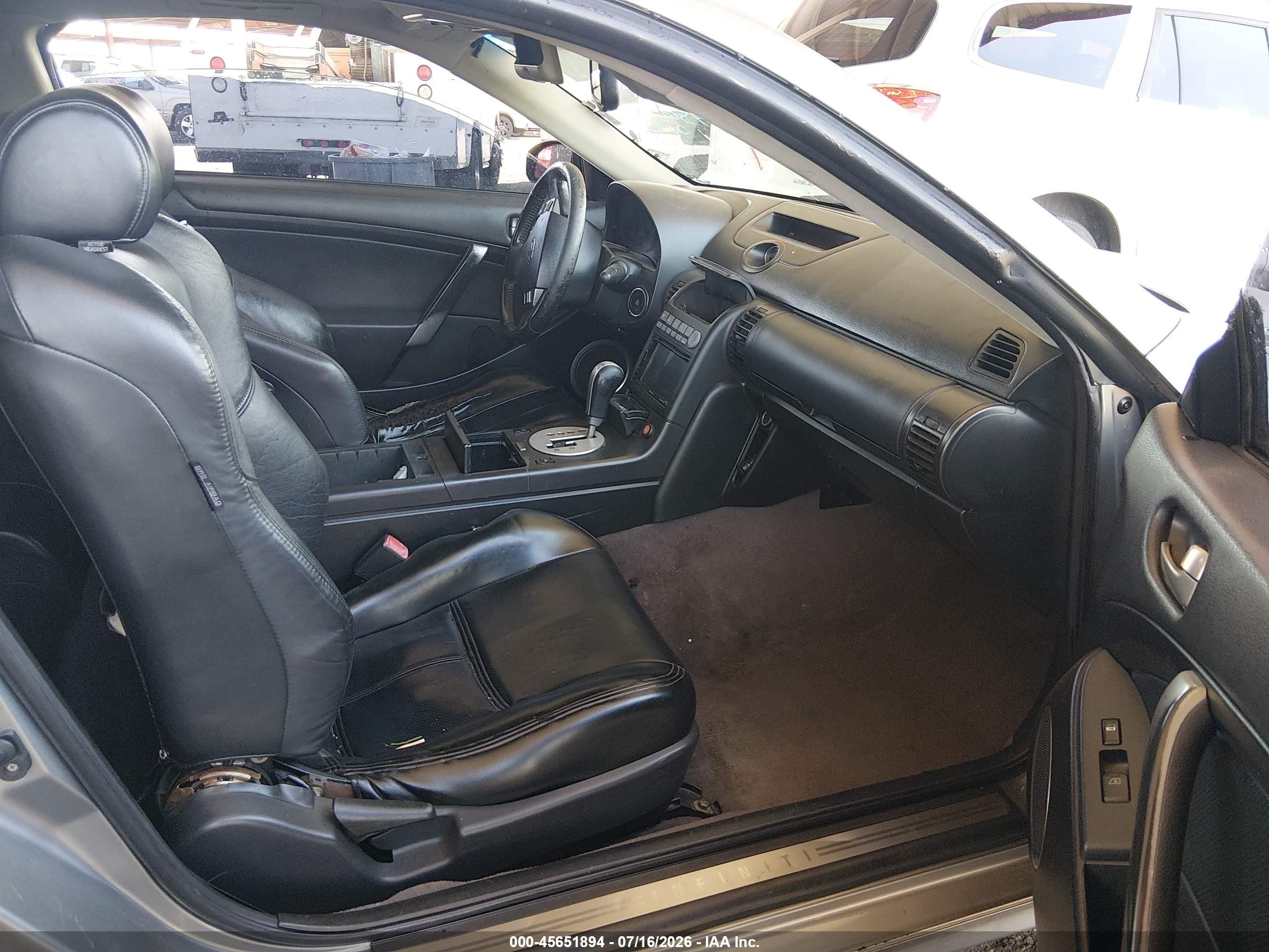 2003 Infiniti G35 Base W/leather Silver vin: JNKCV54EX3M225250