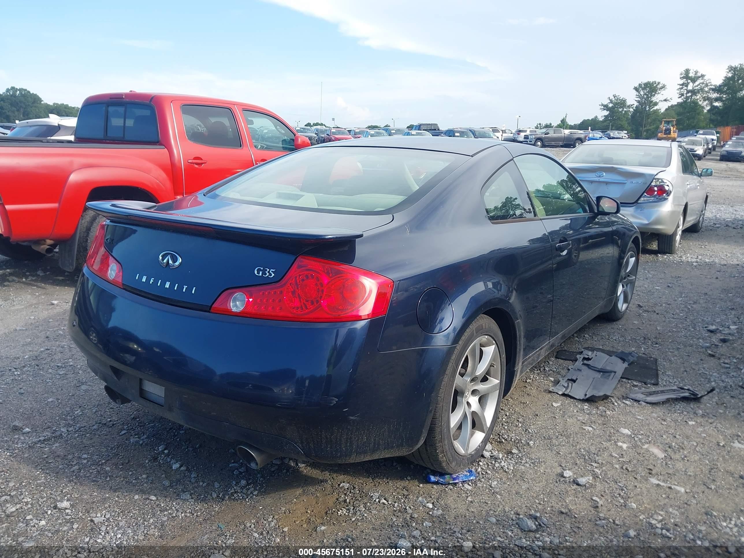 2004 Infiniti G35   Синий vin: JNKCV54EX4M308274