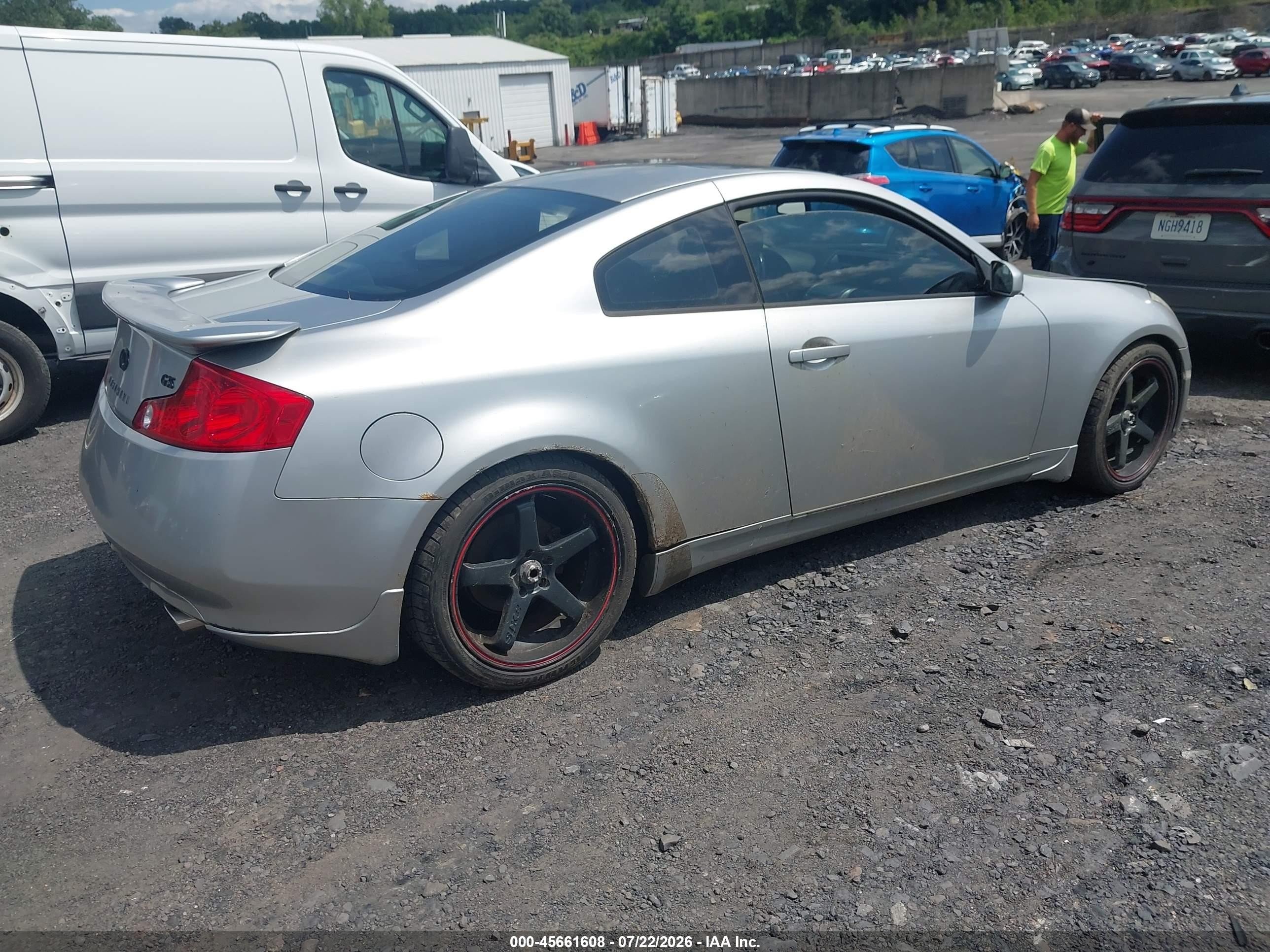 2004 Infiniti G35   Silver vin: JNKCV54EX4M806460
