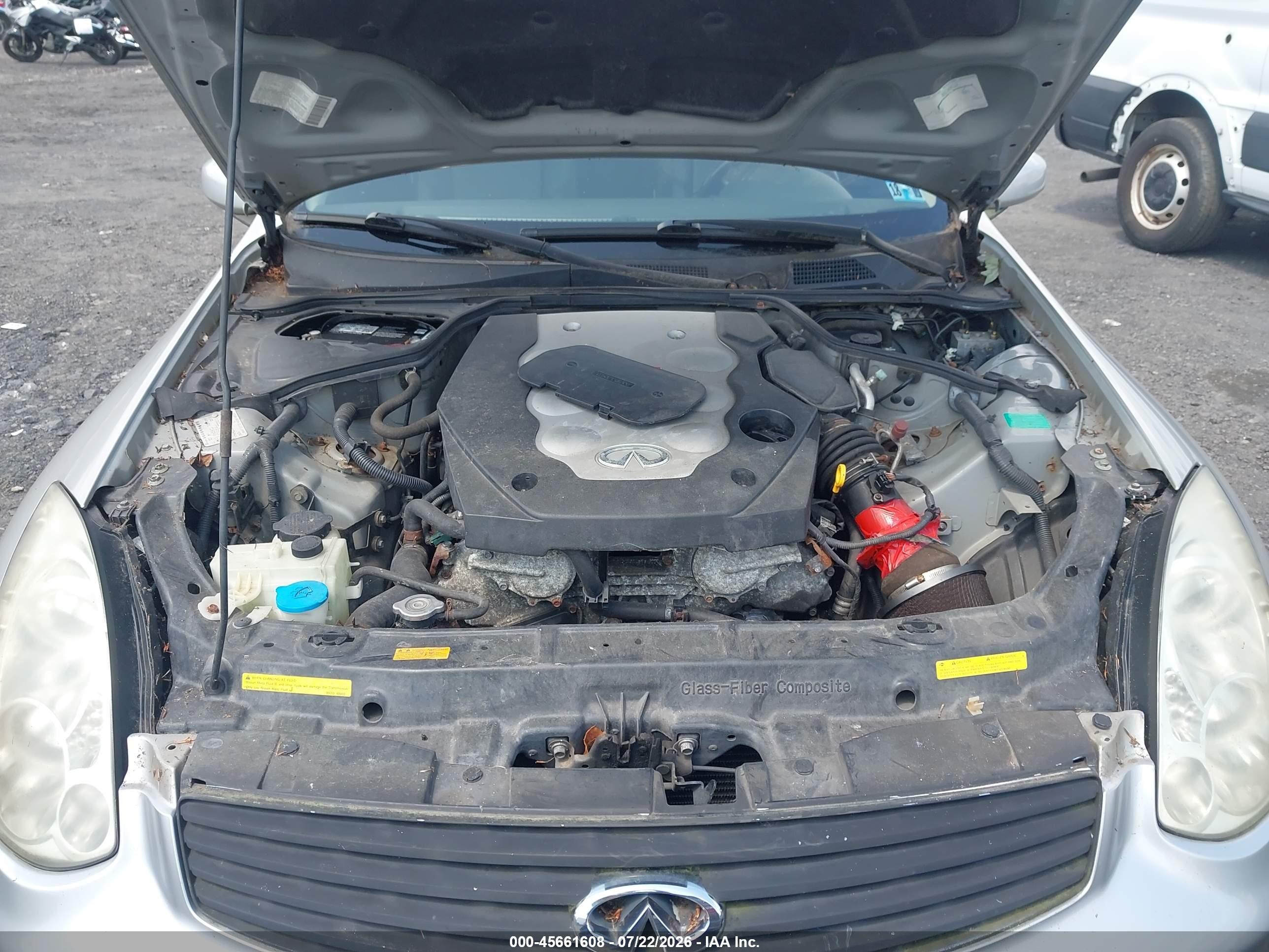 2004 Infiniti G35   Silver vin: JNKCV54EX4M806460