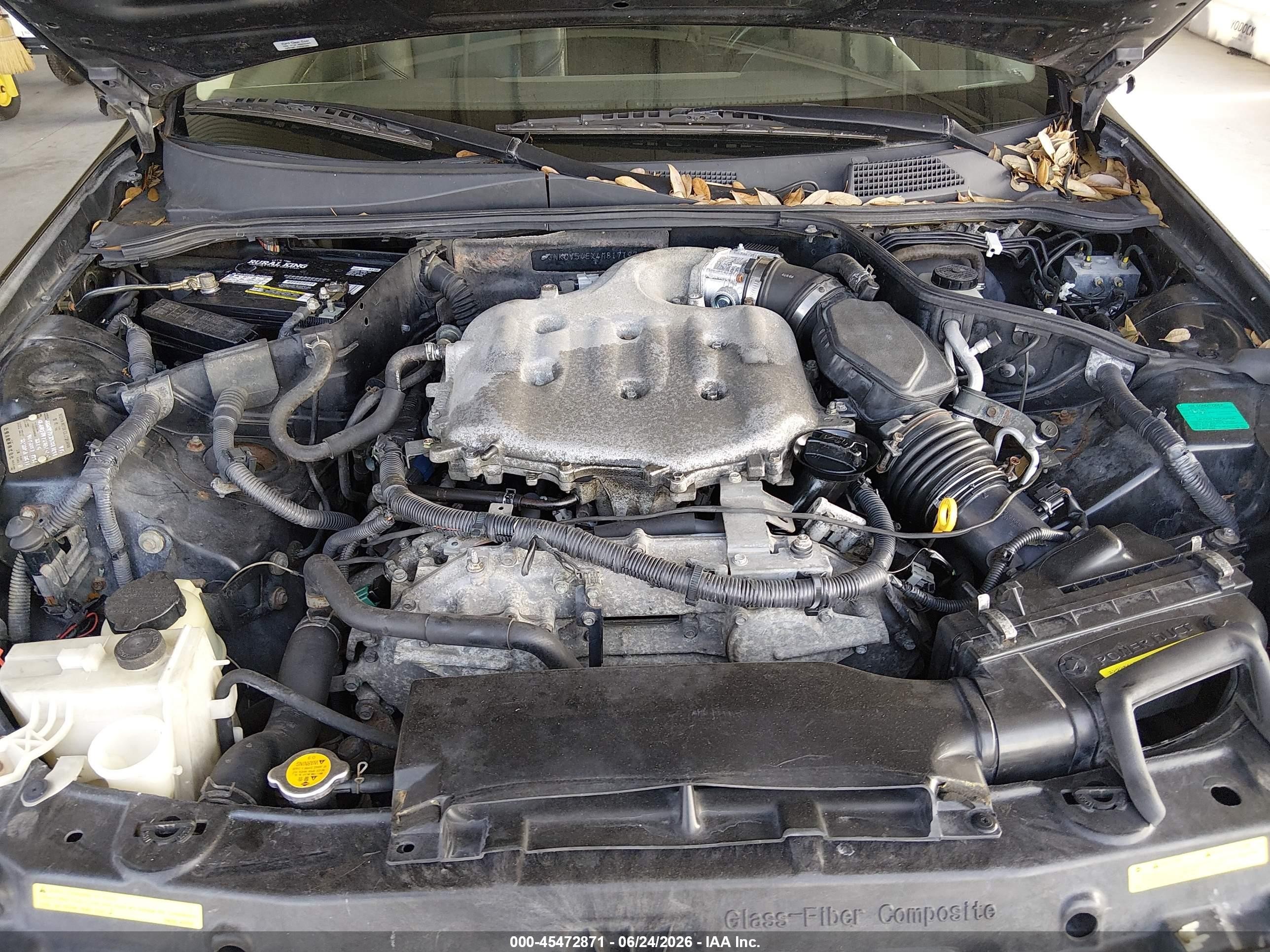 2004 Infiniti G35   Black vin: JNKCV54EX4M817197