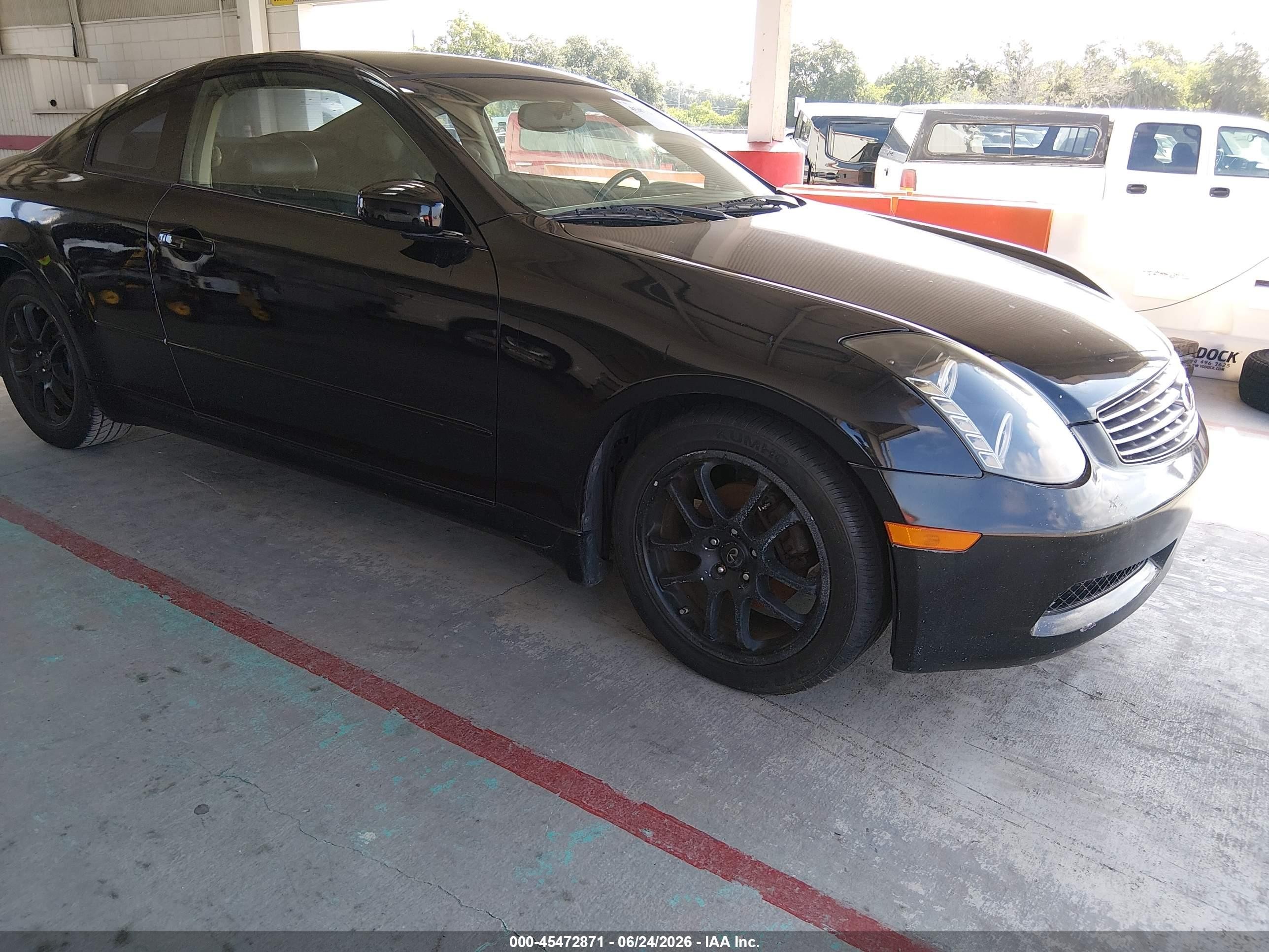 2004 Infiniti G35   Black vin: JNKCV54EX4M817197