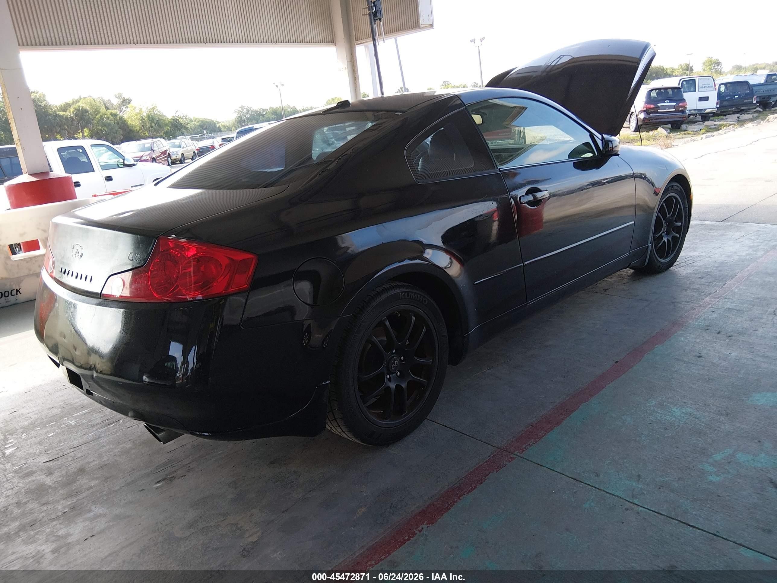 2004 Infiniti G35   Black vin: JNKCV54EX4M817197