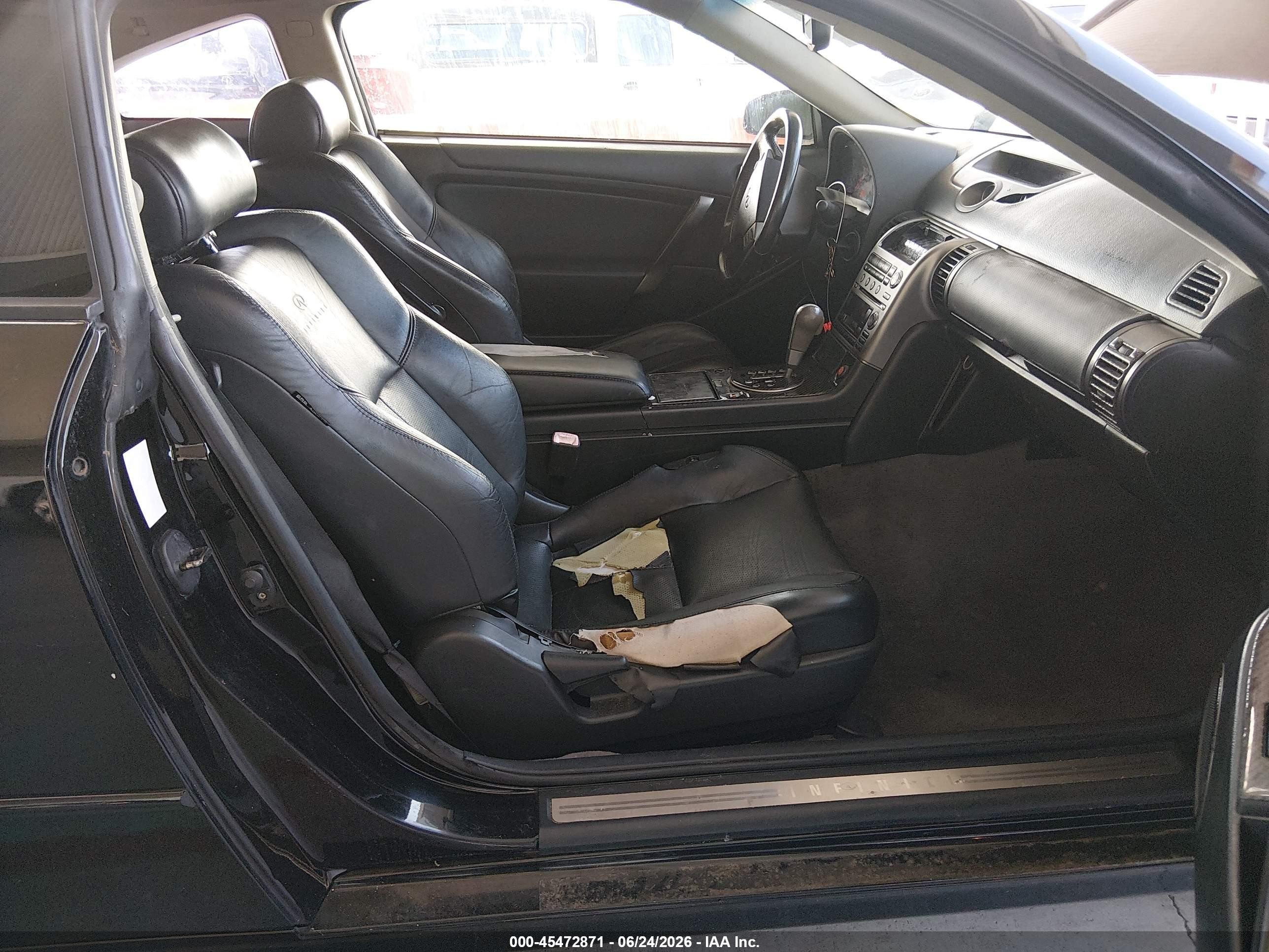 2004 Infiniti G35   Black vin: JNKCV54EX4M817197