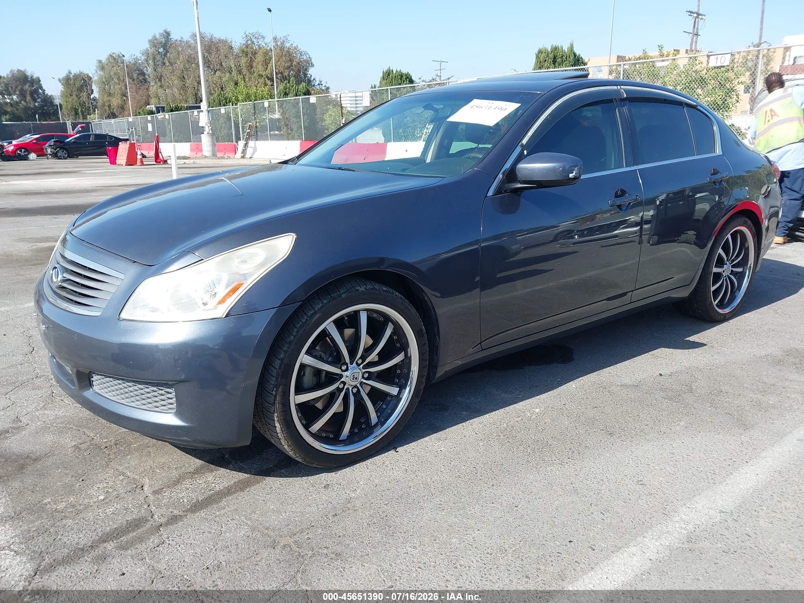 2009 Infiniti G37 Journey Синий vin: JNKCV61E09M300072