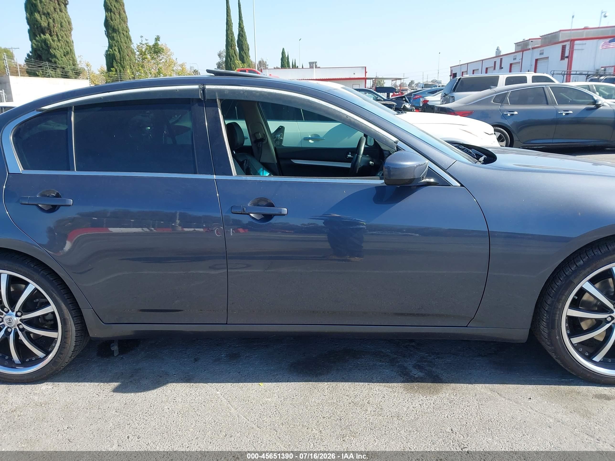 2009 Infiniti G37 Journey Синий vin: JNKCV61E09M300072