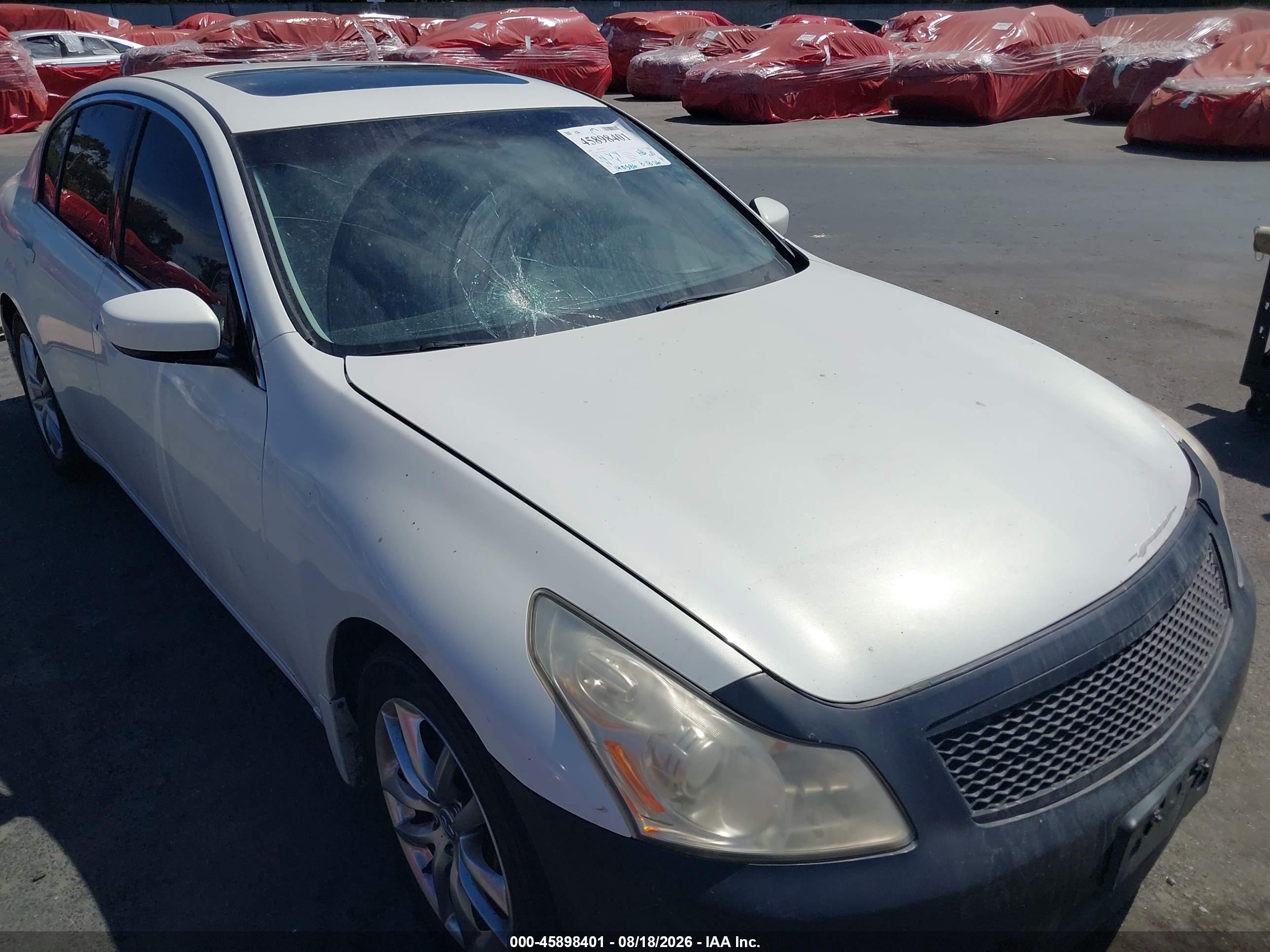 2009 Infiniti G37 Journey Белый vin: JNKCV61E19M011718