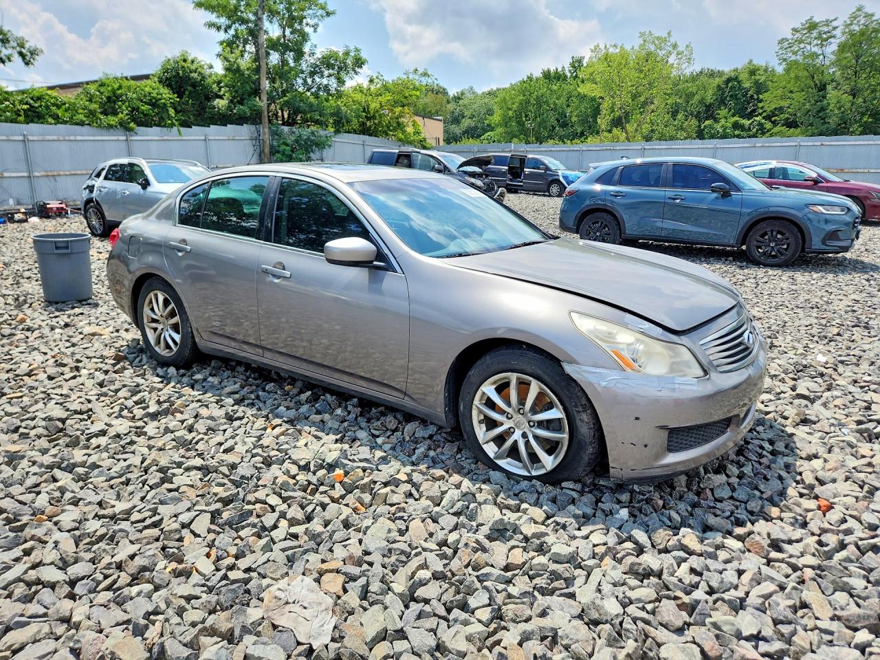 2009 Infiniti G37 Sedan Base Gray vin: JNKCV61E19M012433