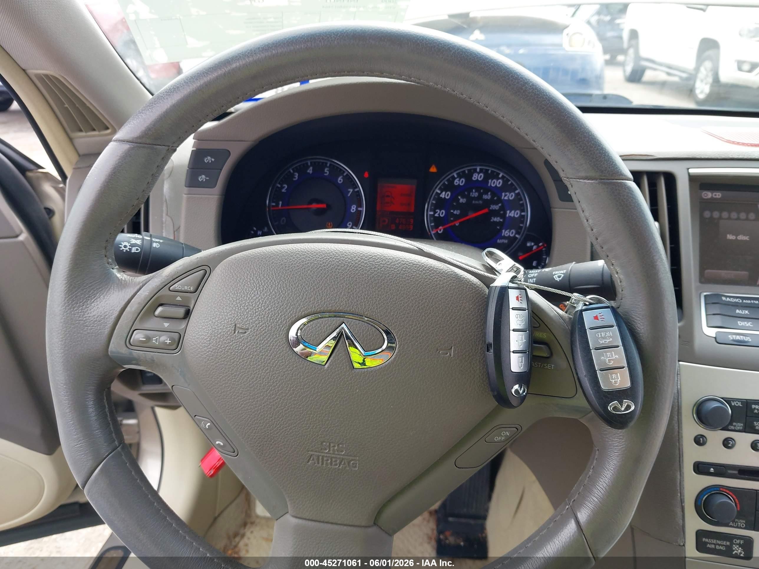 2009 Infiniti G37 Journey Золотой vin: JNKCV61E19M012464