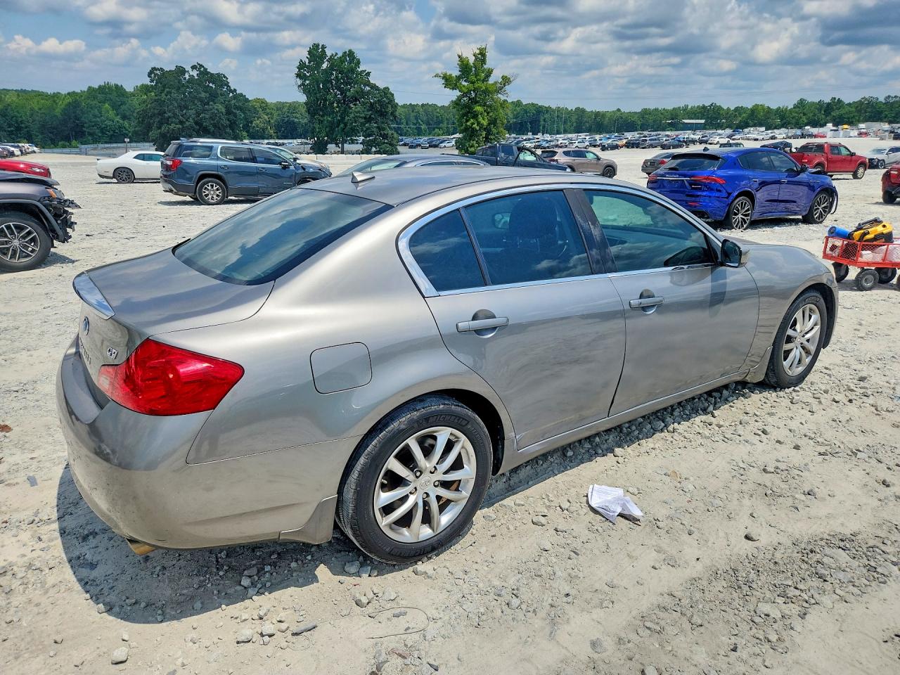 2009 Infiniti G37 Sedan Base Gray vin: JNKCV61E19M305457