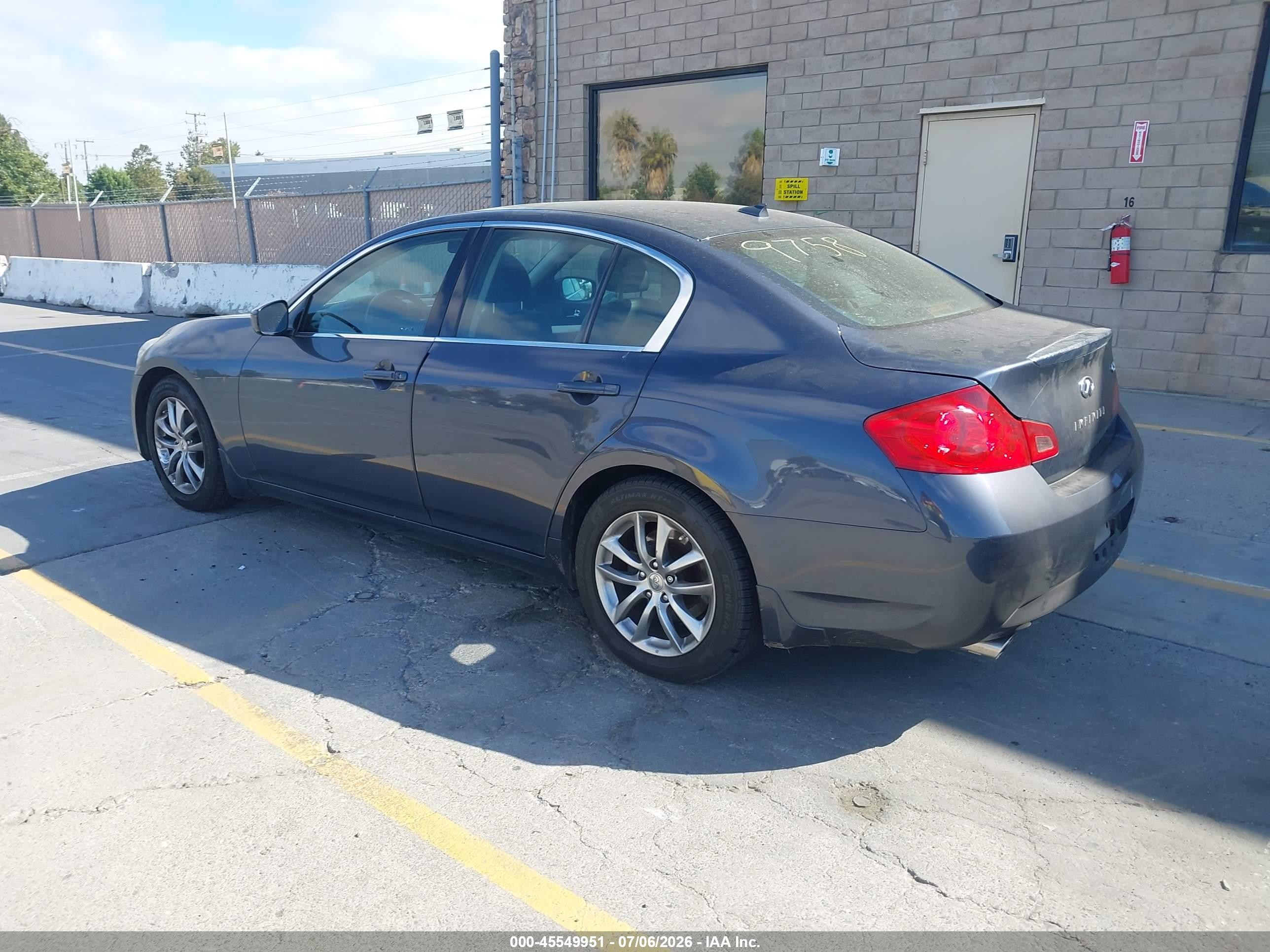 2009 Infiniti G37 Journey Blue vin: JNKCV61E29M309758
