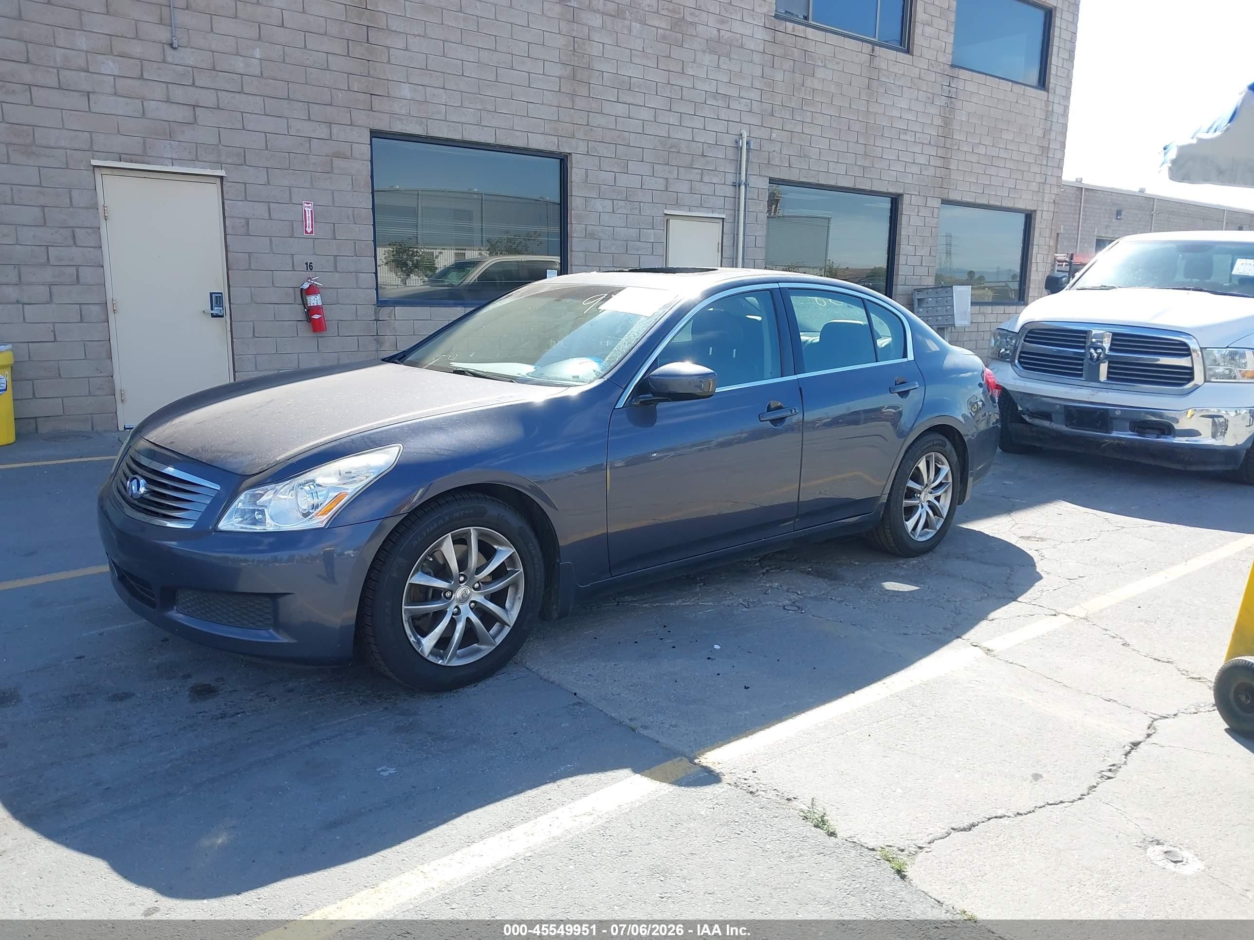 2009 Infiniti G37 Journey Blue vin: JNKCV61E29M309758
