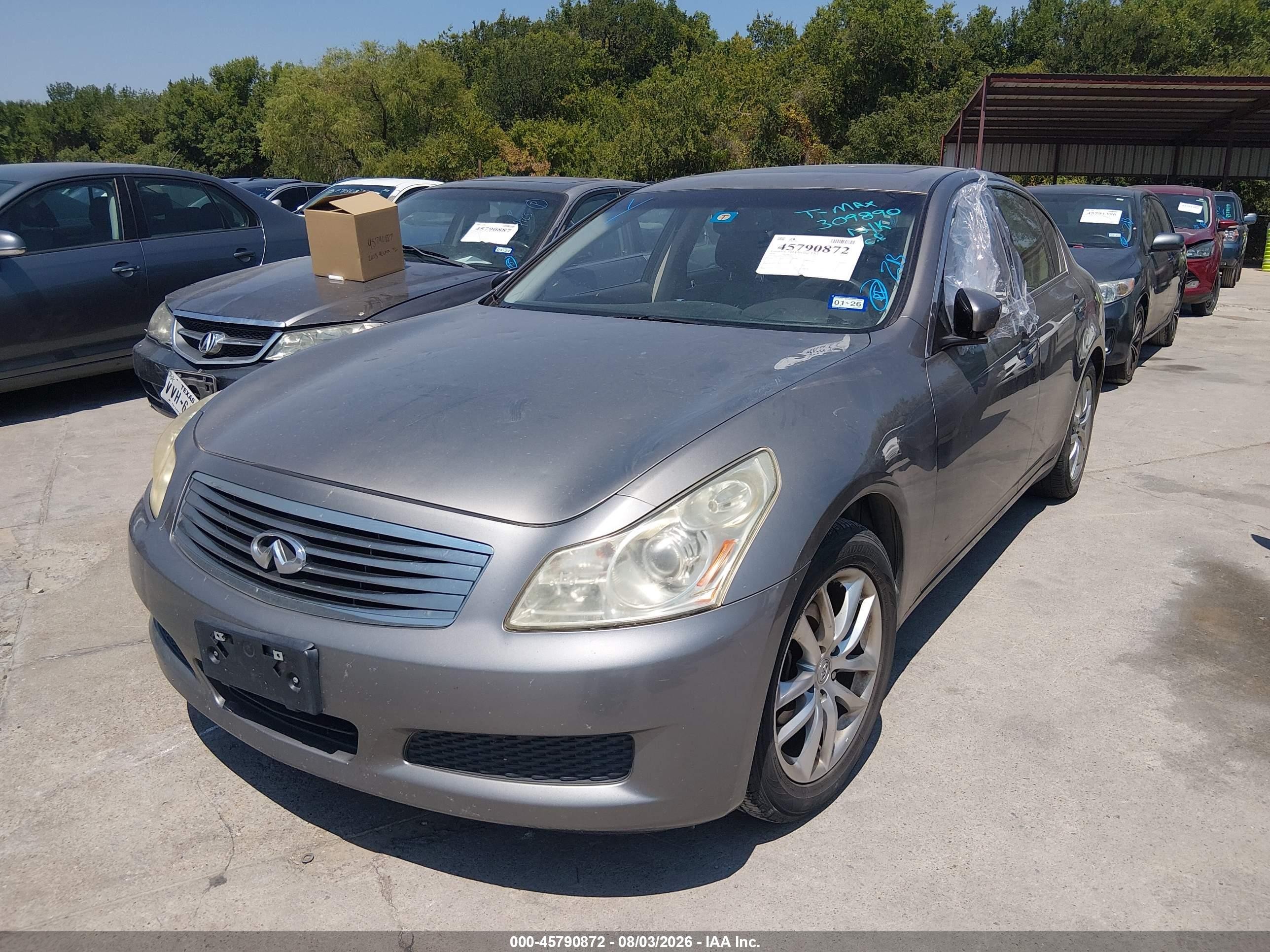 2009 Infiniti G37 Journey Gray vin: JNKCV61E29M309890