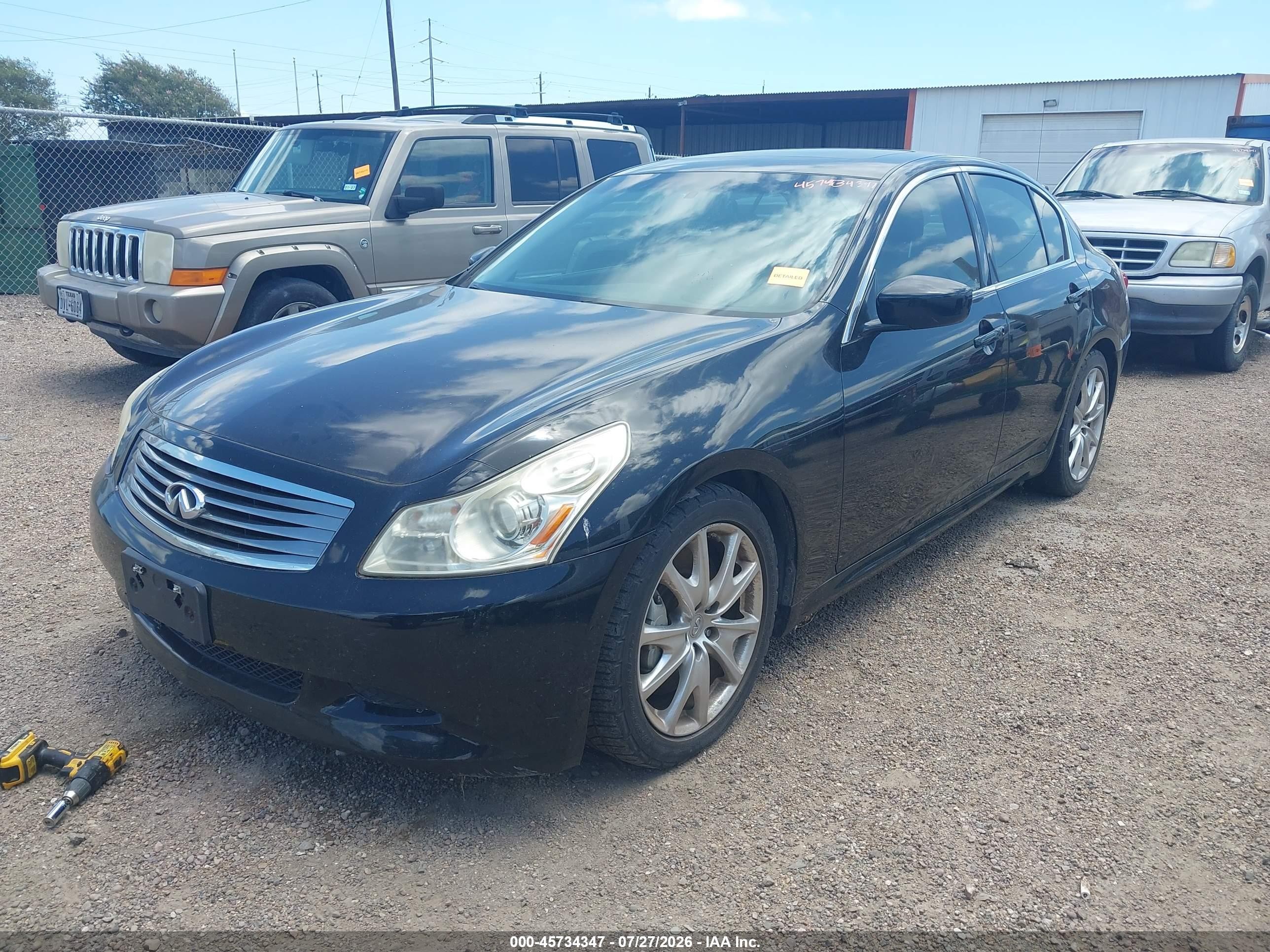 2009 Infiniti G37 Journey Black vin: JNKCV61E29M310621