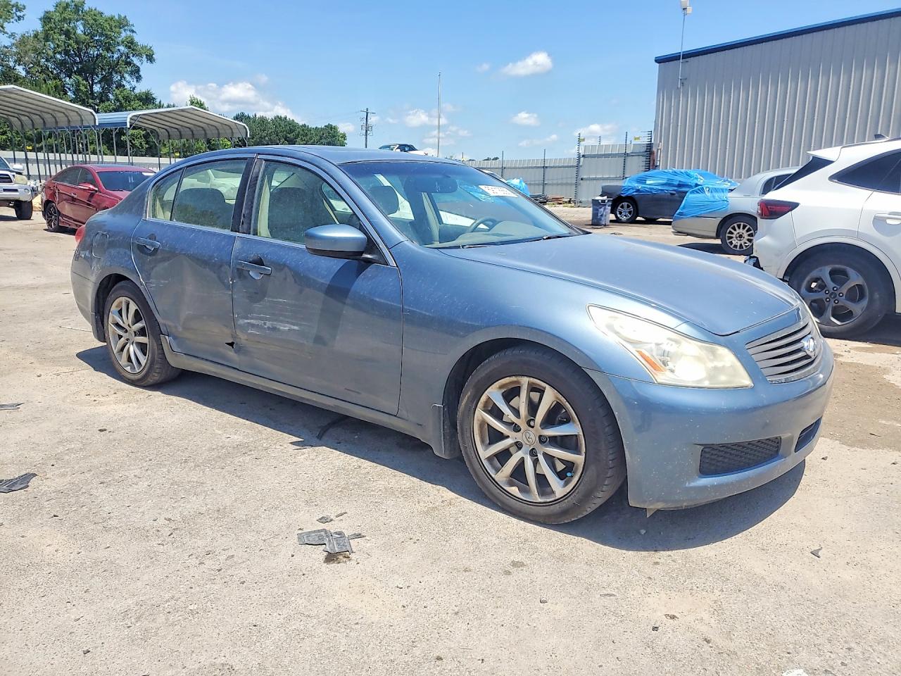 2009 Infiniti G37 Sedan Base Синий vin: JNKCV61E39M010781