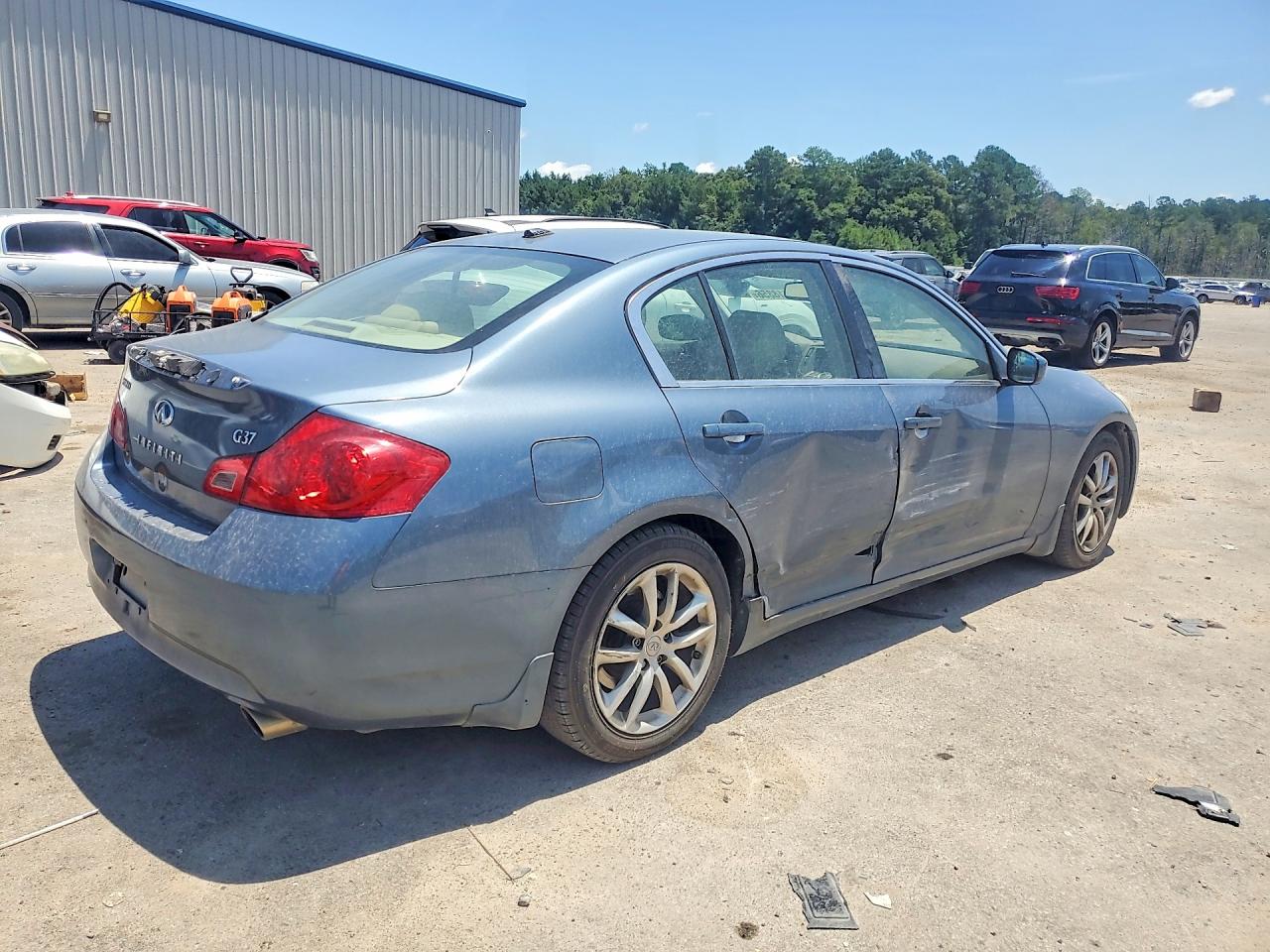 2009 Infiniti G37 Sedan Base Синий vin: JNKCV61E39M010781