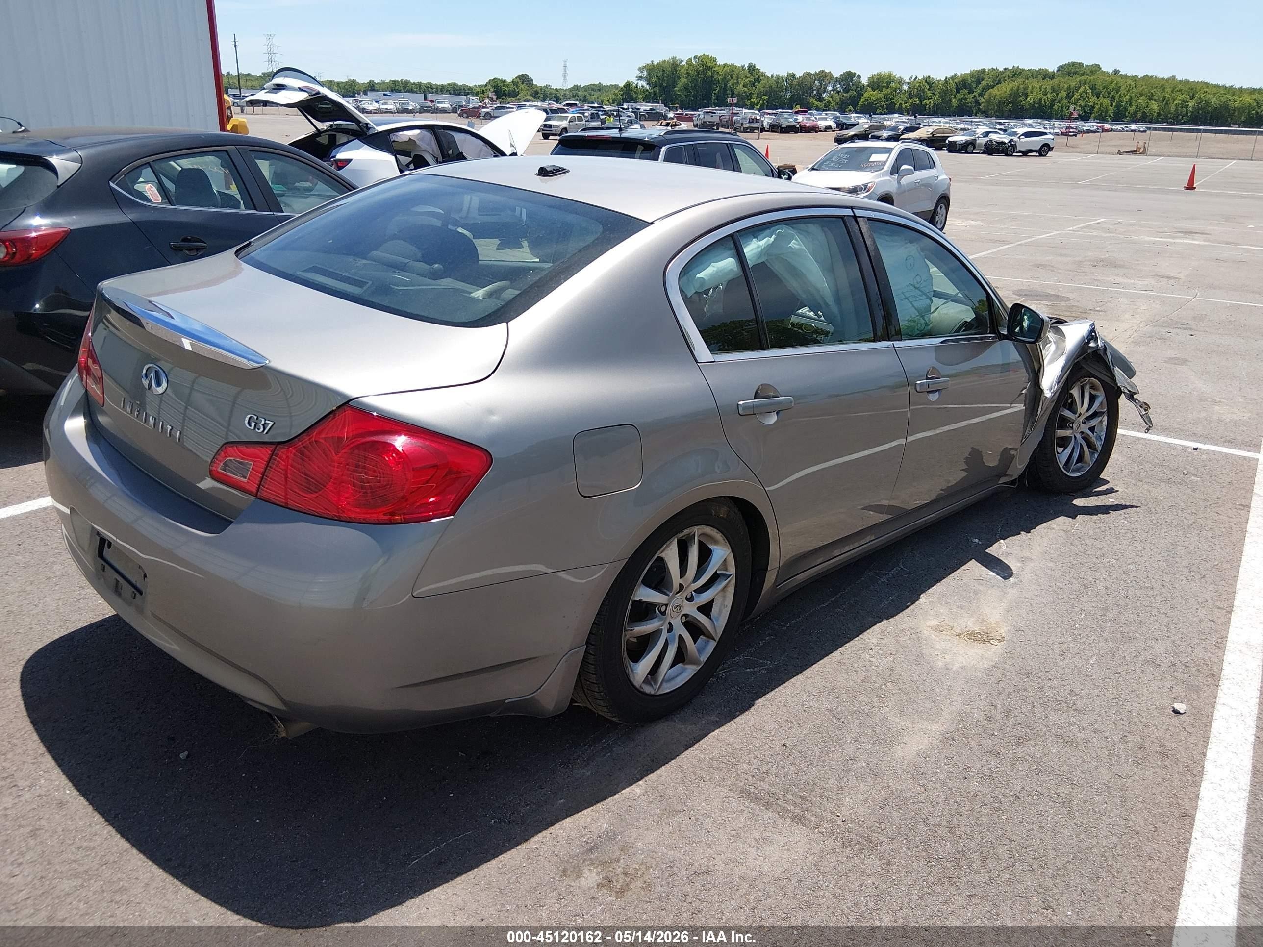 2009 Infiniti G37 Journey Серый vin: JNKCV61E49M013477
