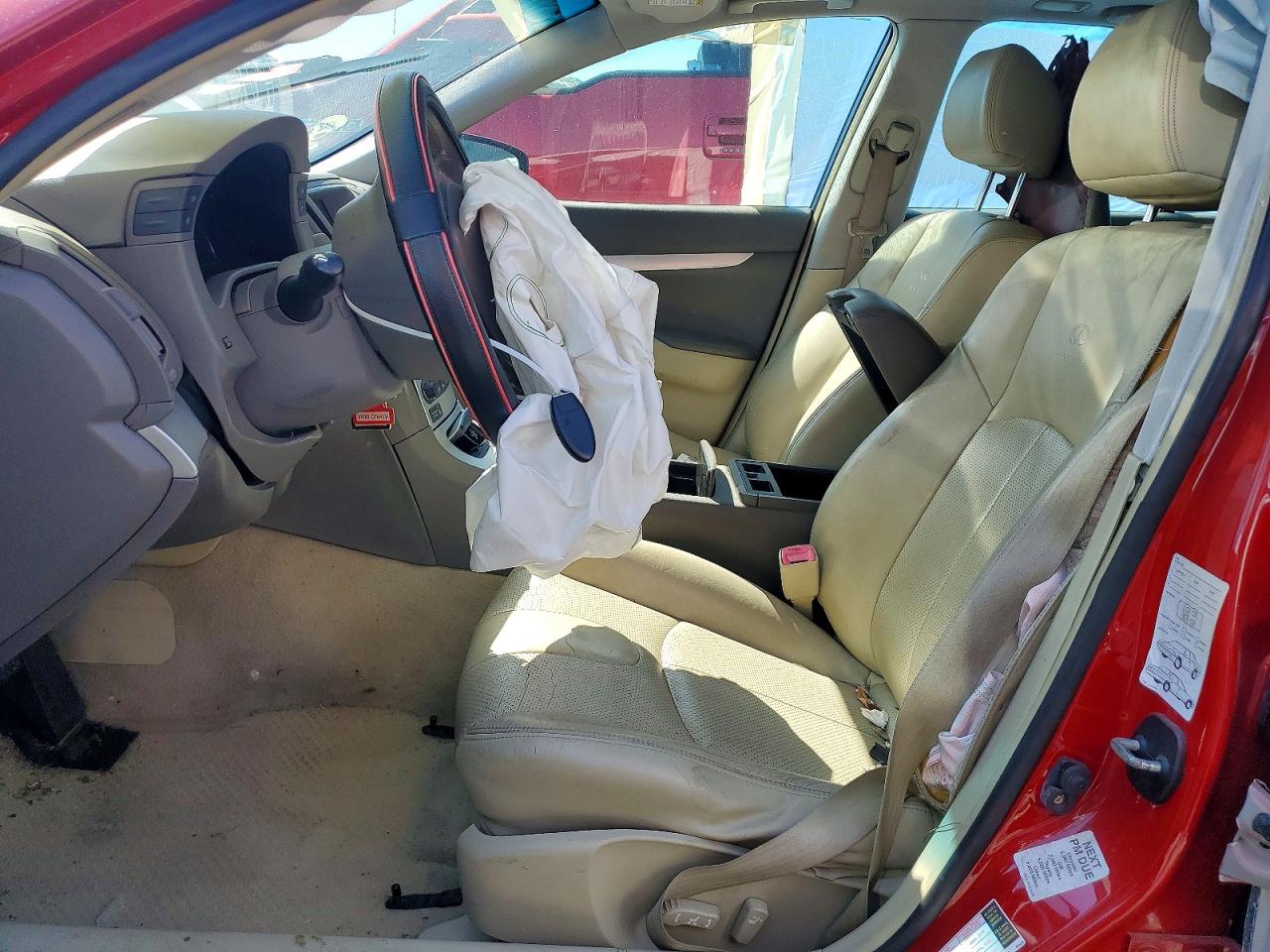 2009 Infiniti G37 Base Red vin: JNKCV61E49M302794