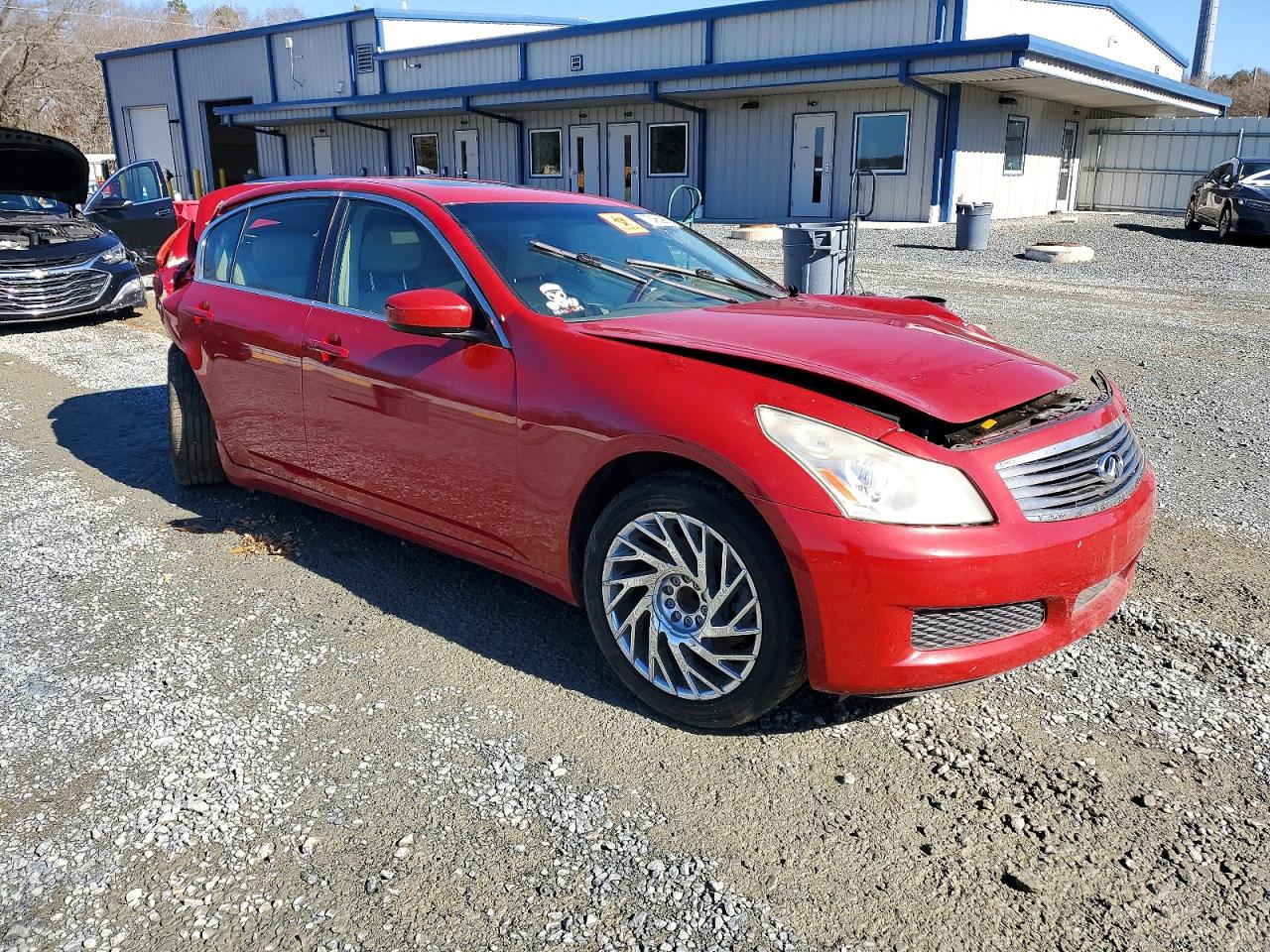 2009 Infiniti G37 Base Red vin: JNKCV61E49M302794