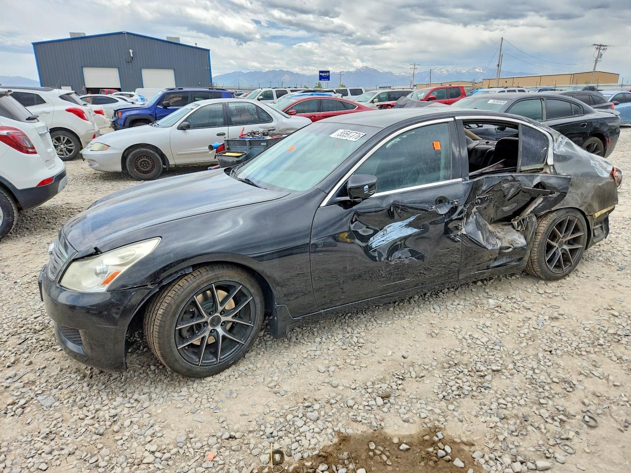 2009 Infiniti G37 Sedan Base Black vin: JNKCV61E49M304593