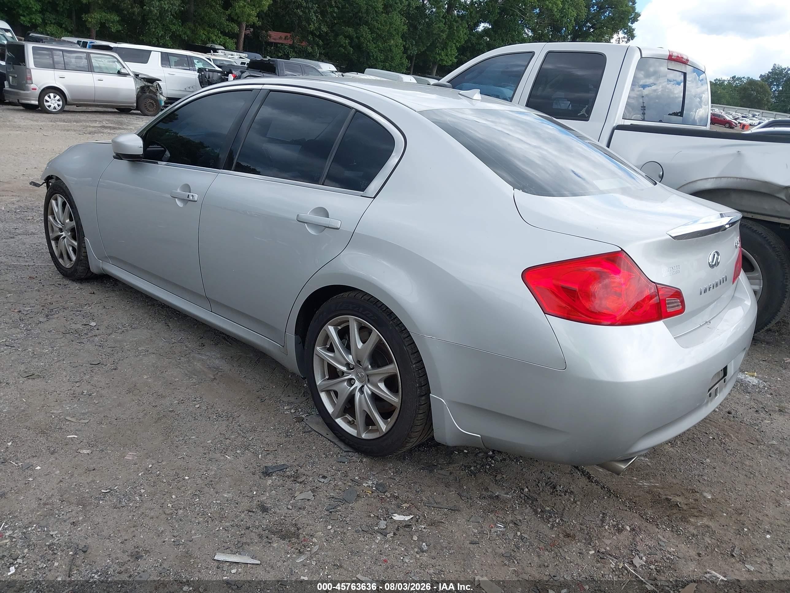 2009 Infiniti G37 Journey Серебряный vin: JNKCV61E59M308989