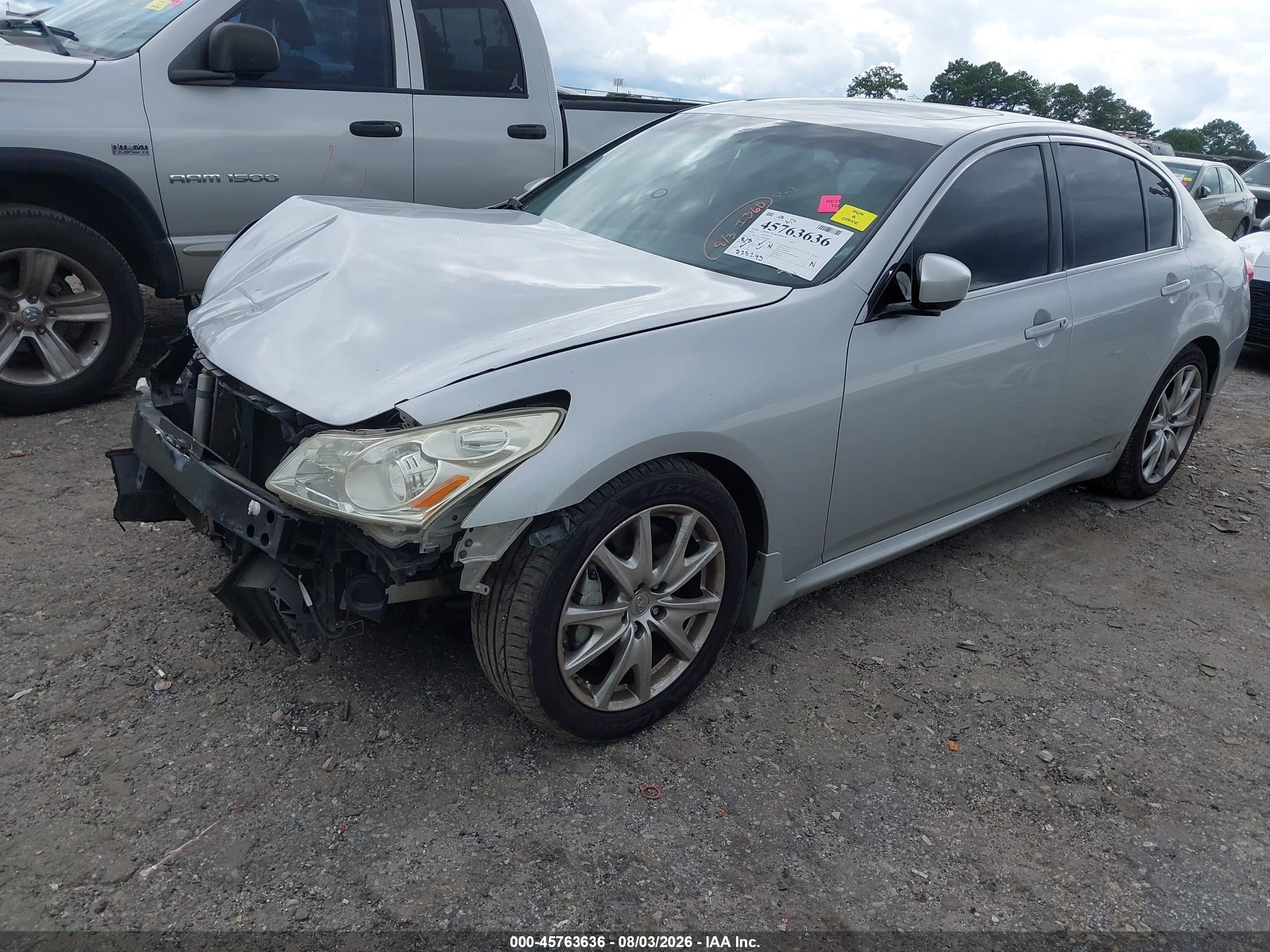 2009 Infiniti G37 Journey Серебряный vin: JNKCV61E59M308989