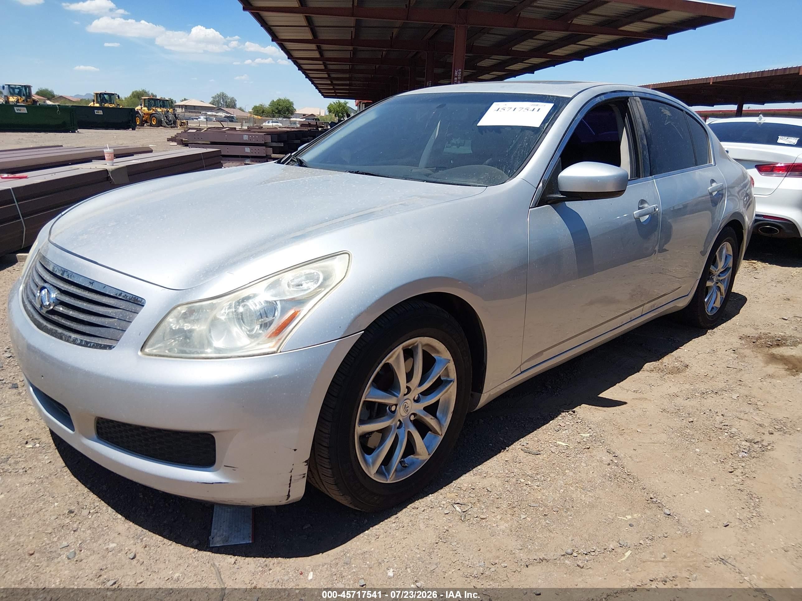 2009 Infiniti G37 Journey Серебряный vin: JNKCV61E69M011455