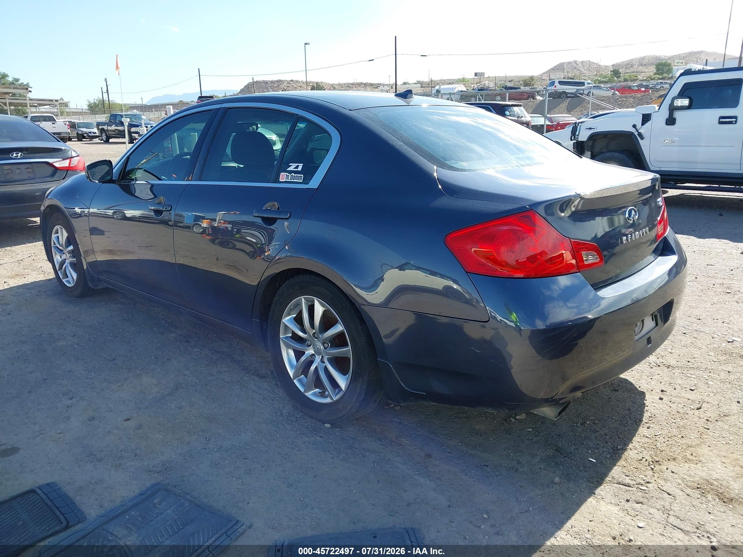 2009 Infiniti G37 Journey Gray vin: JNKCV61E69M303817